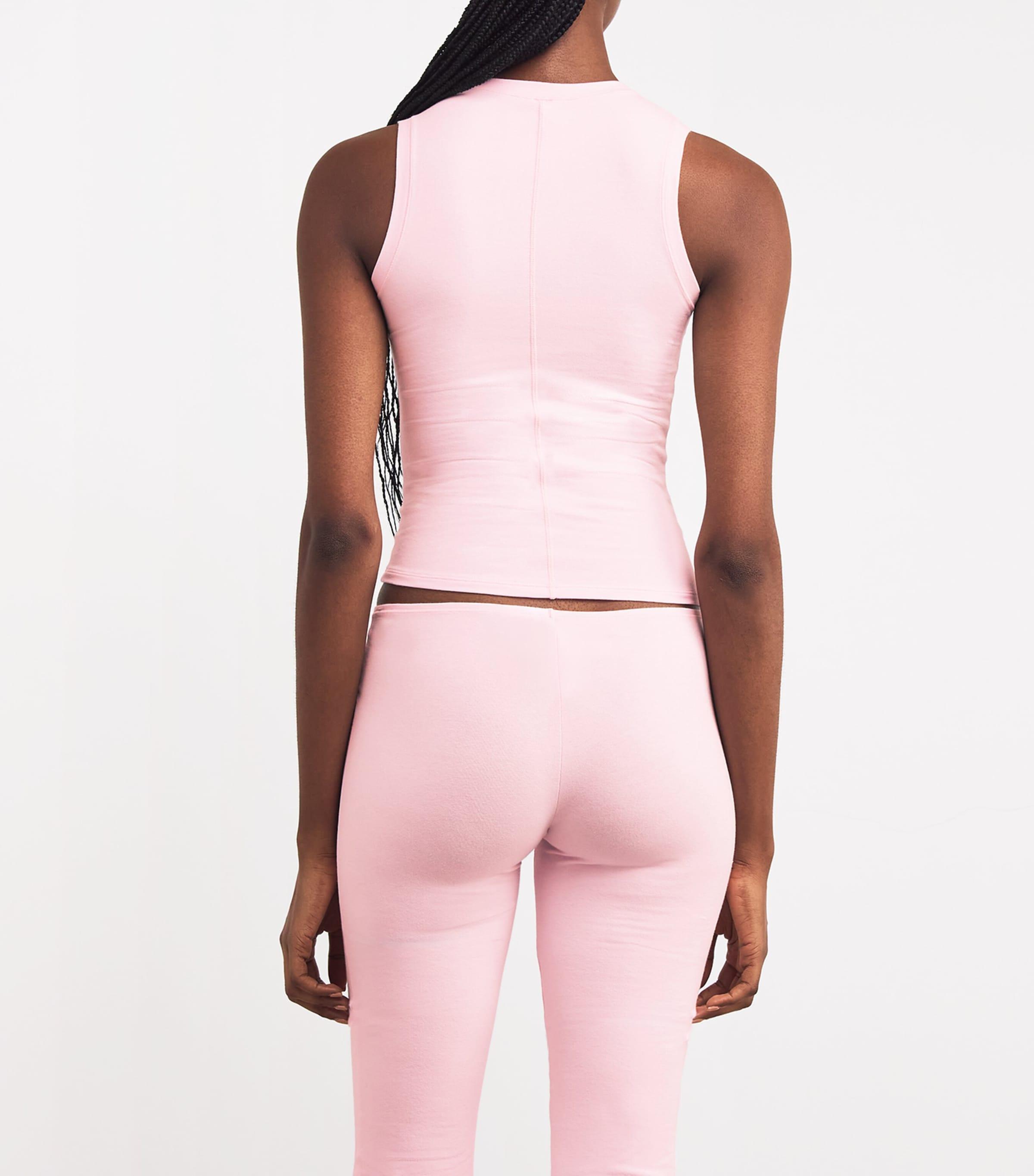 Skims Stretch-Cotton Jersey Heart Tank Top in Pink | Lyst