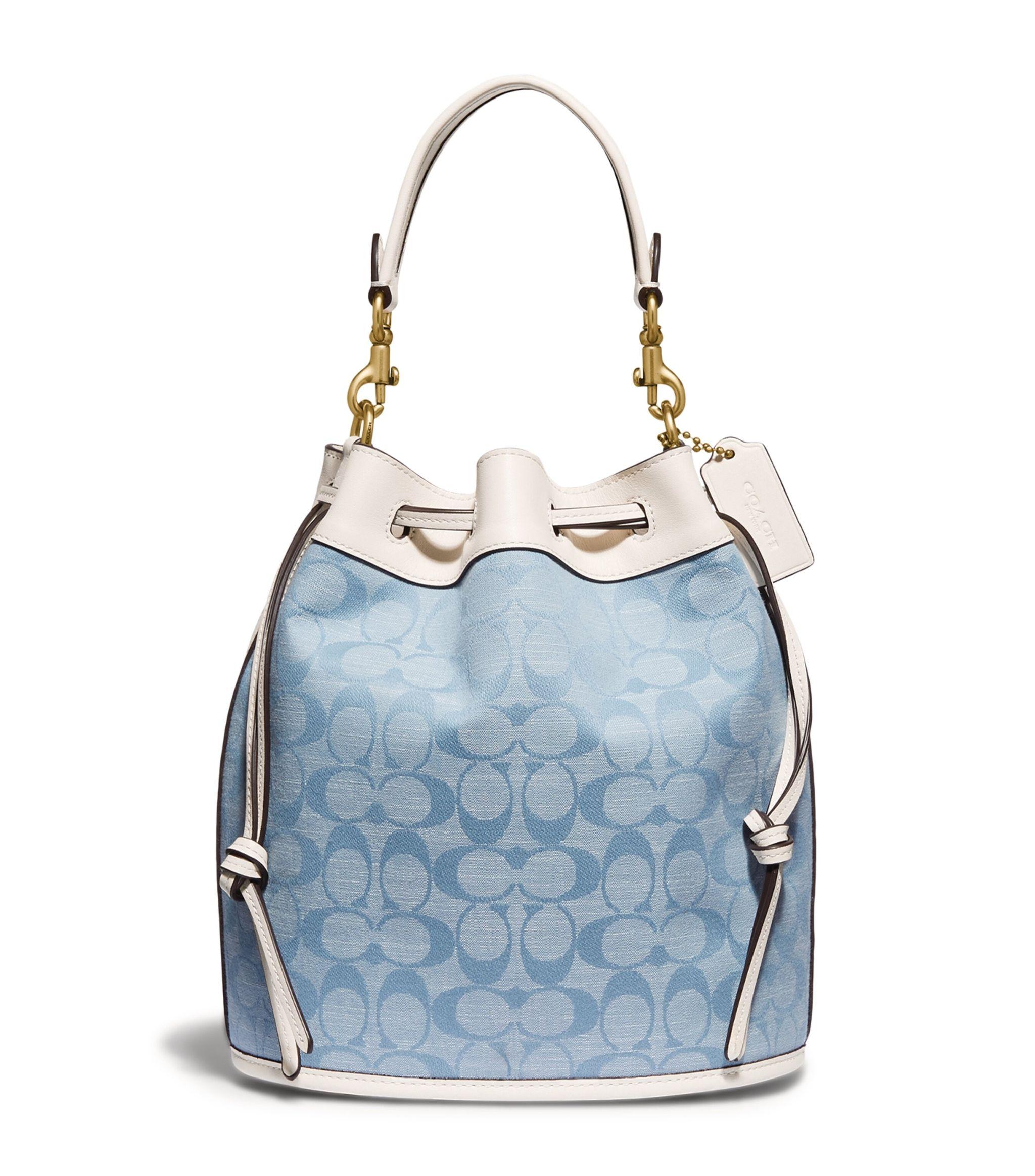 Coach tote 40 in signature online chambray