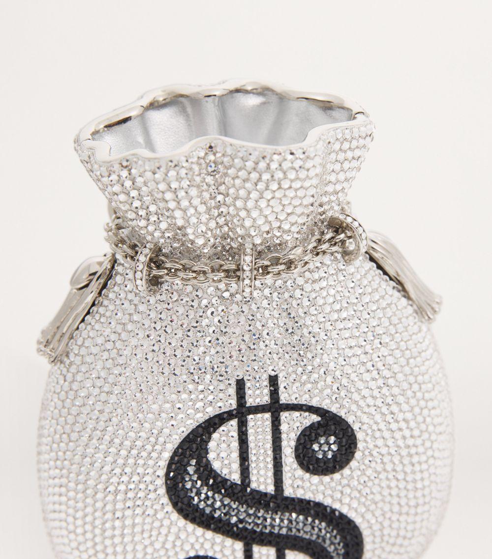 Judith Leiber Crystal Money Bags Clutch Bag in Gray Lyst
