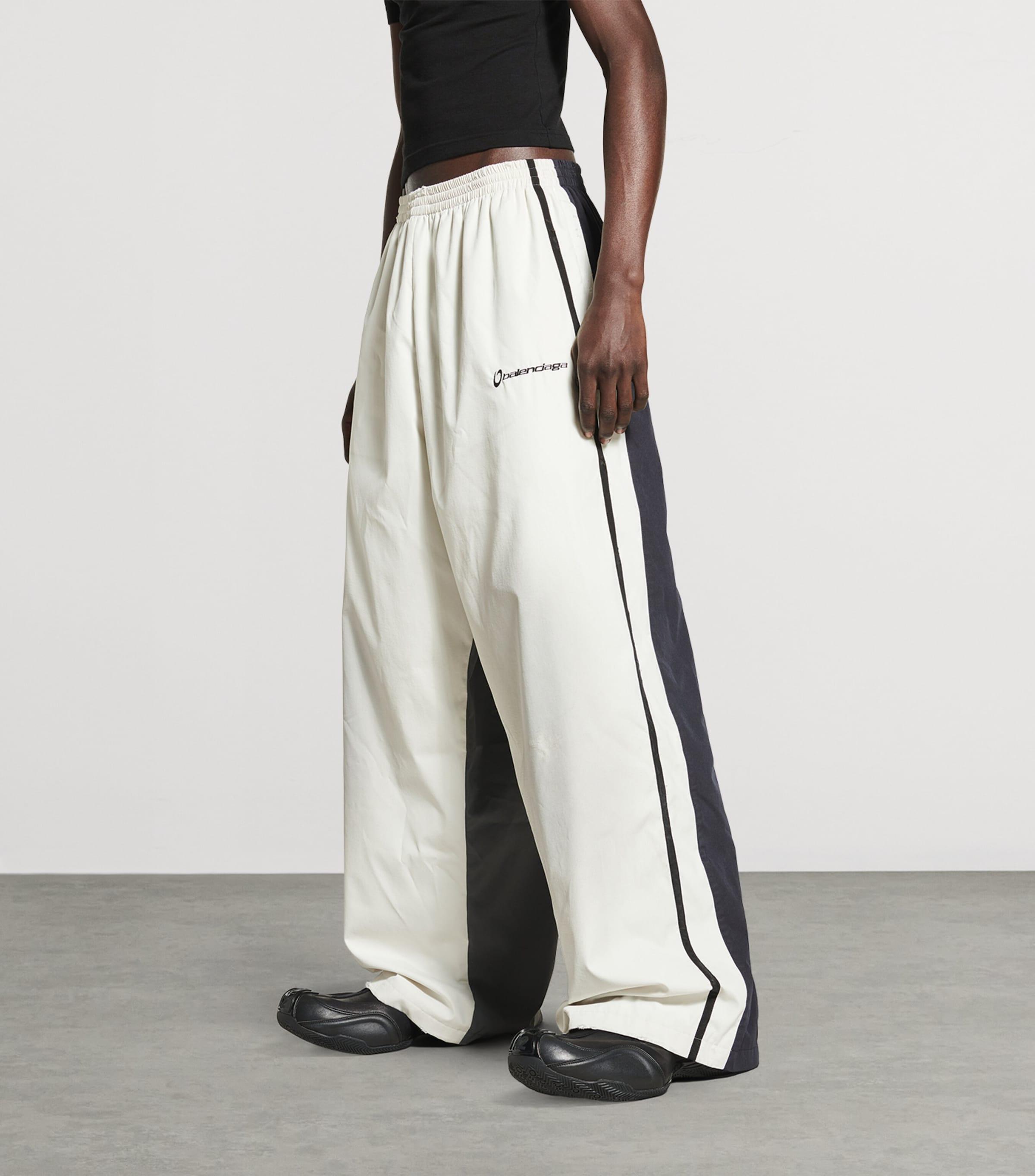Balenciaga White Track Pants Balenciaga Tracksuit Pants In White 