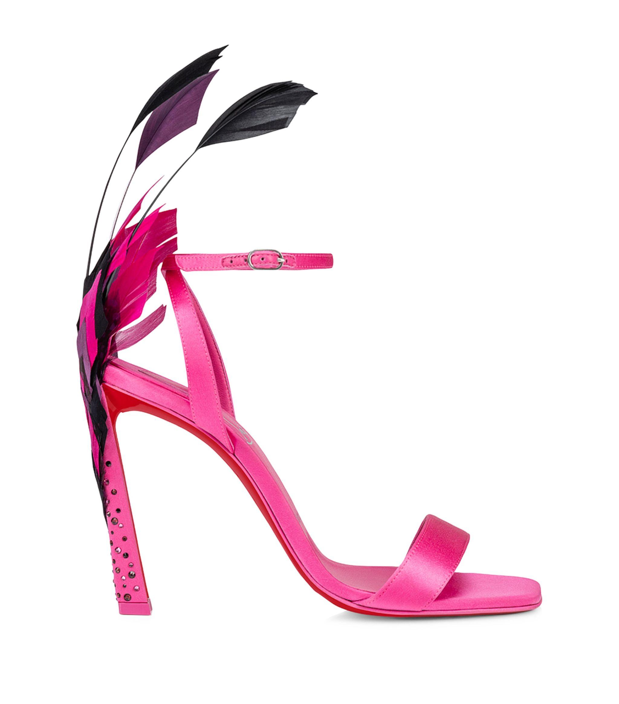 Christian Louboutin Condora Queen Feather-embellished Christian Louboutin Condora Queen Feather-embellished