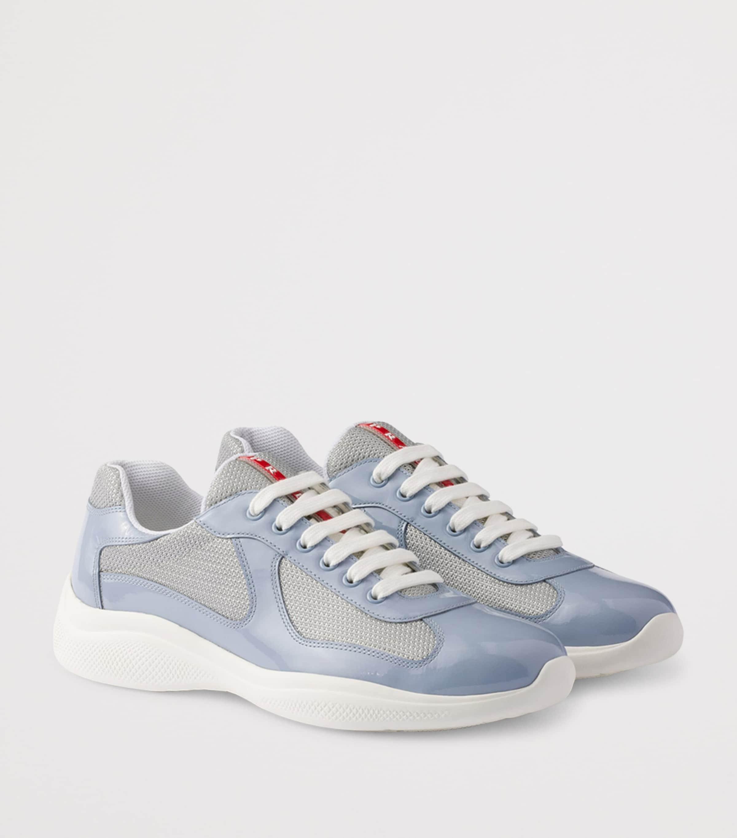 VIP【関税送料無料】希少 Prada Americas Cup Lace-Up Sneakers Prada America's Cup Sneakers for Men - Up to 25% off | Lyst