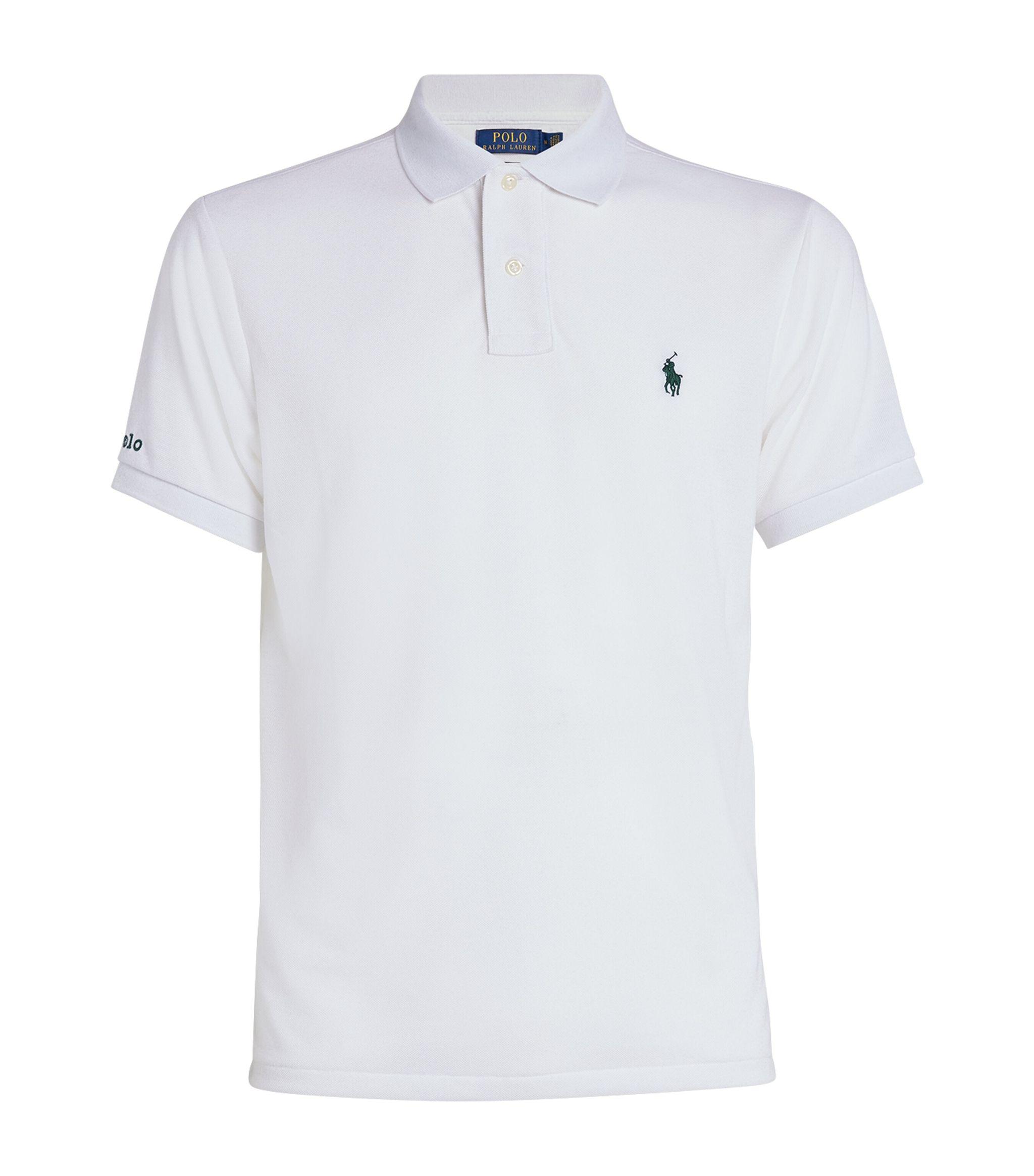 Polo Ralph Lauren X Wimbledon Polo Shirt in White for Men | Lyst