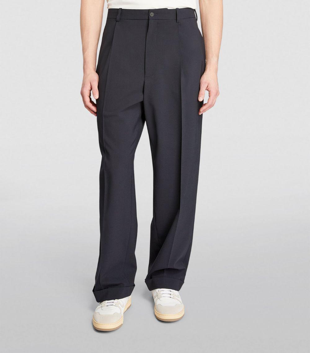 The Row Keenan Pleated Trousers in Gray for Men | Lyst