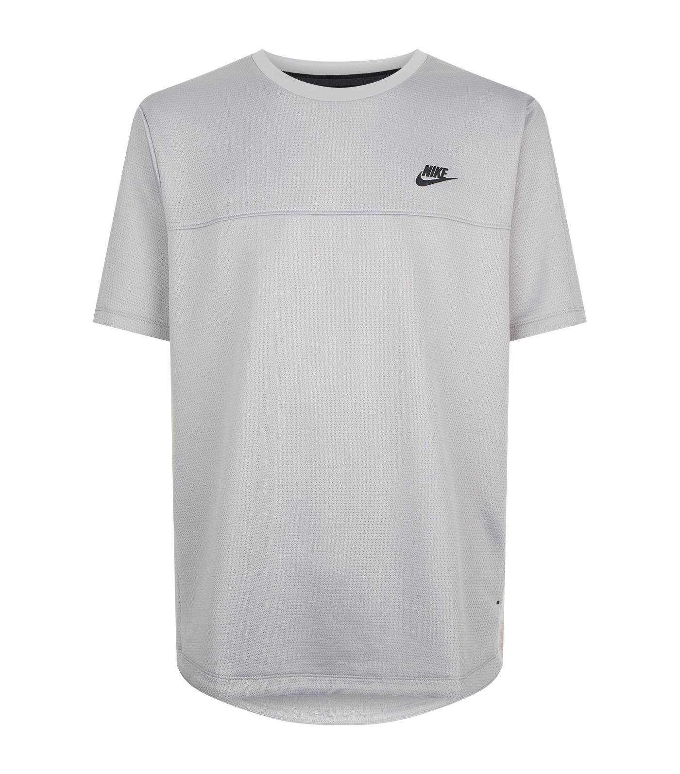 Nike Tech Fleece T-shirt in Grey (Gray) for Men | Lyst