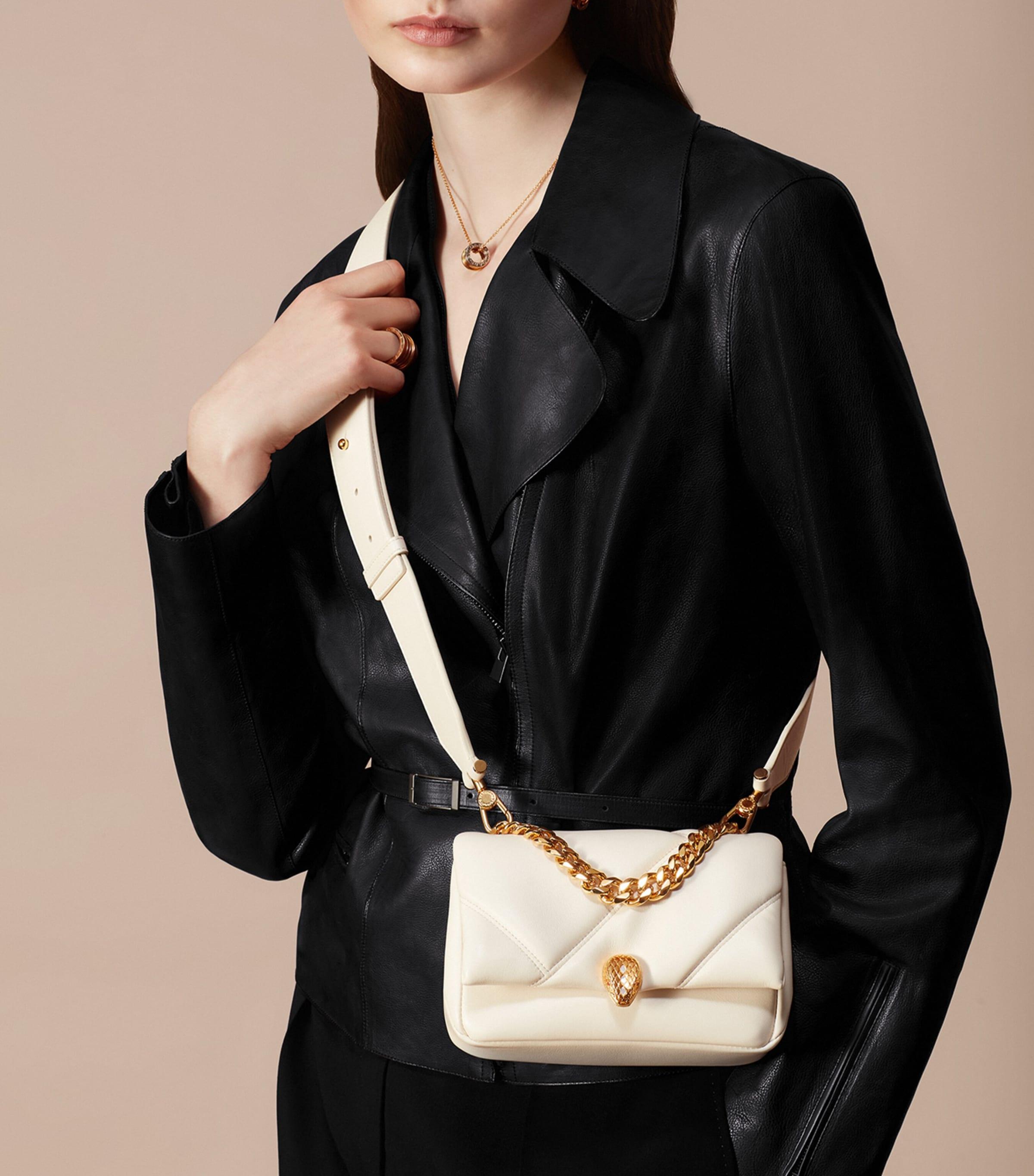 Bulgari serpenti cabochon shoulder bag hotsell