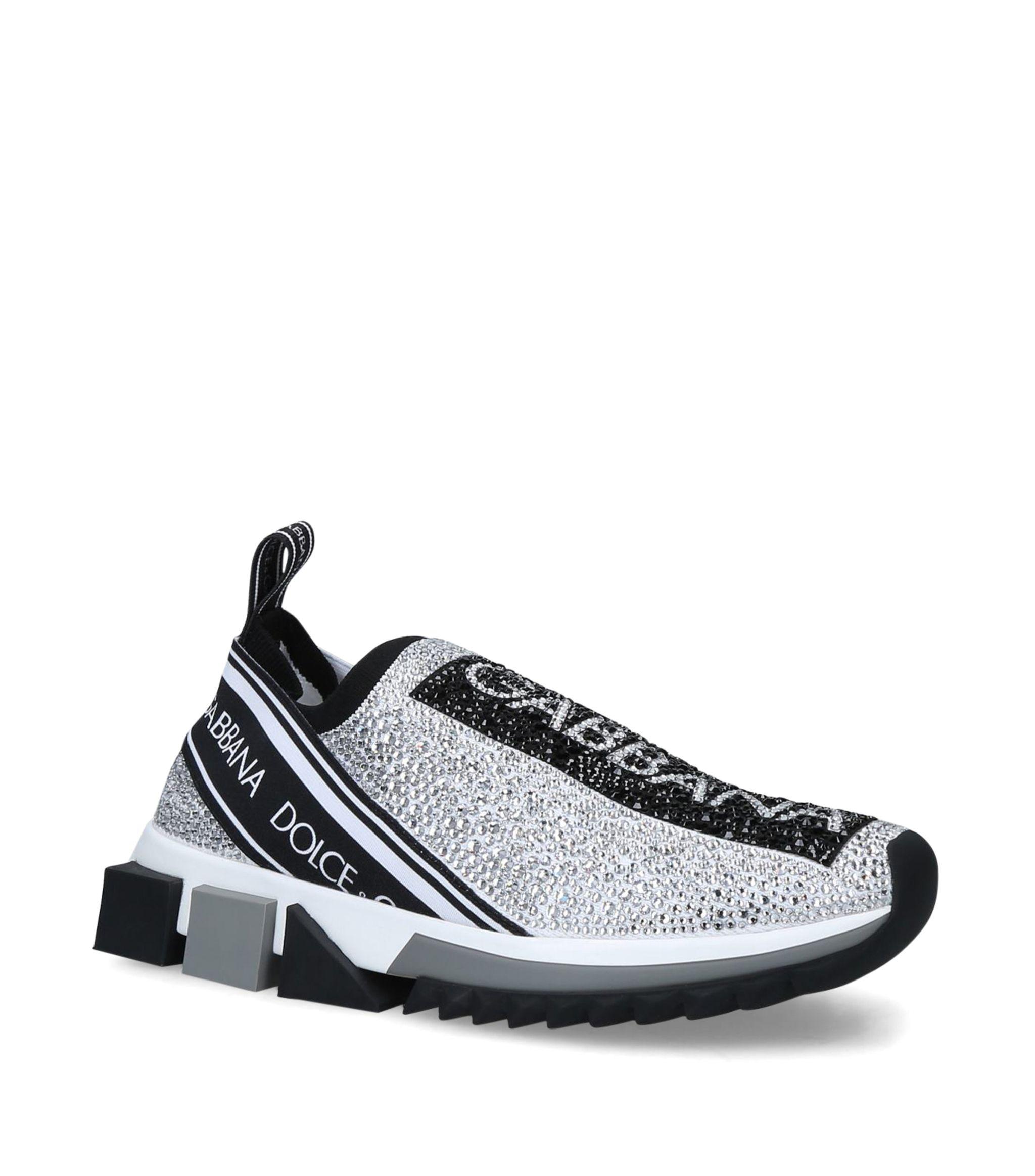 Sneaker Sorrento Sneakers Sorrento con cristalli termostrass male 39 Dolce & Gabbana Uomo Scarpe Sneakers Sneakers con glitter 