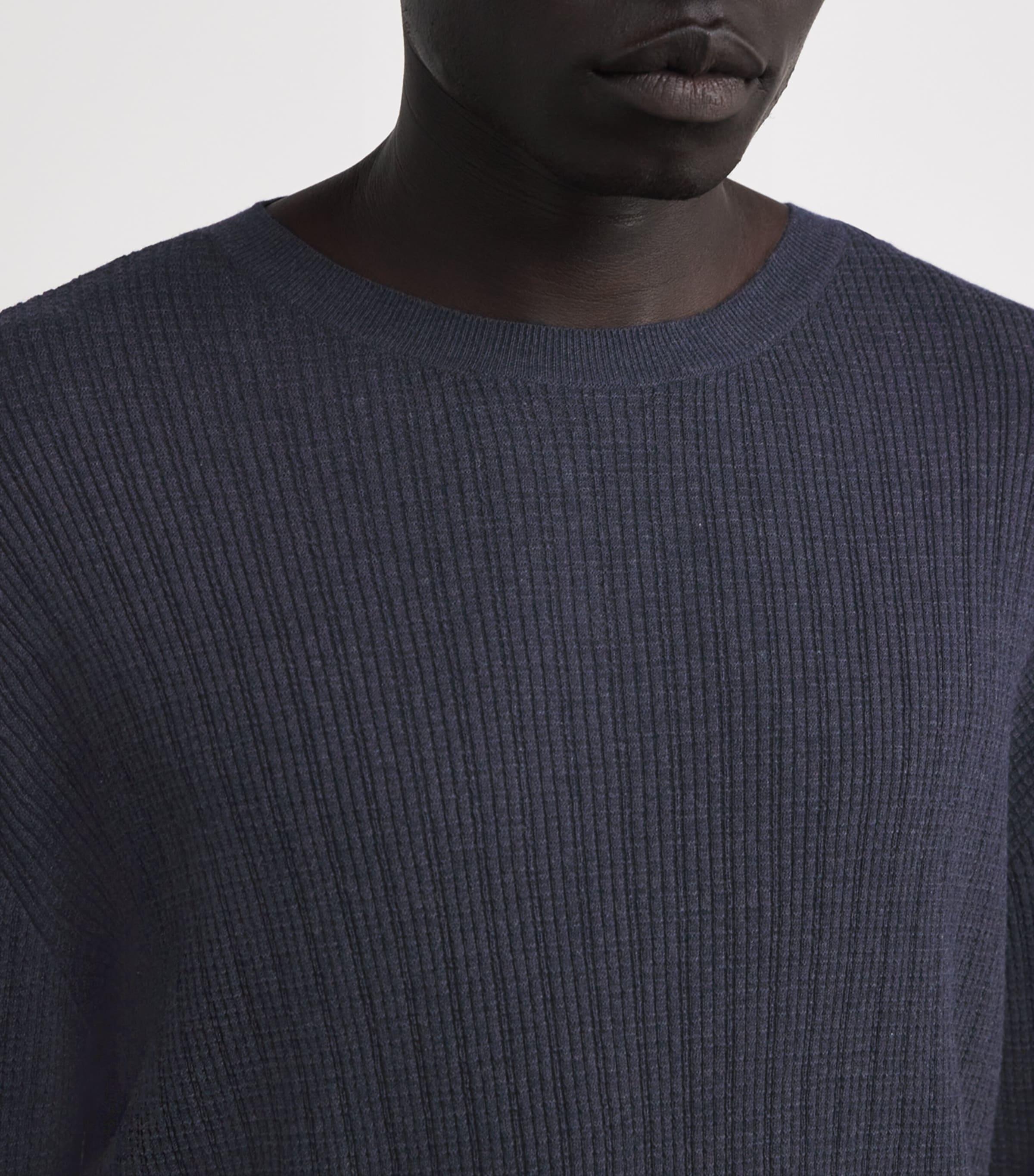 The Row Mielo Cotton-Cashmere Sweater in Blue for Men | Lyst