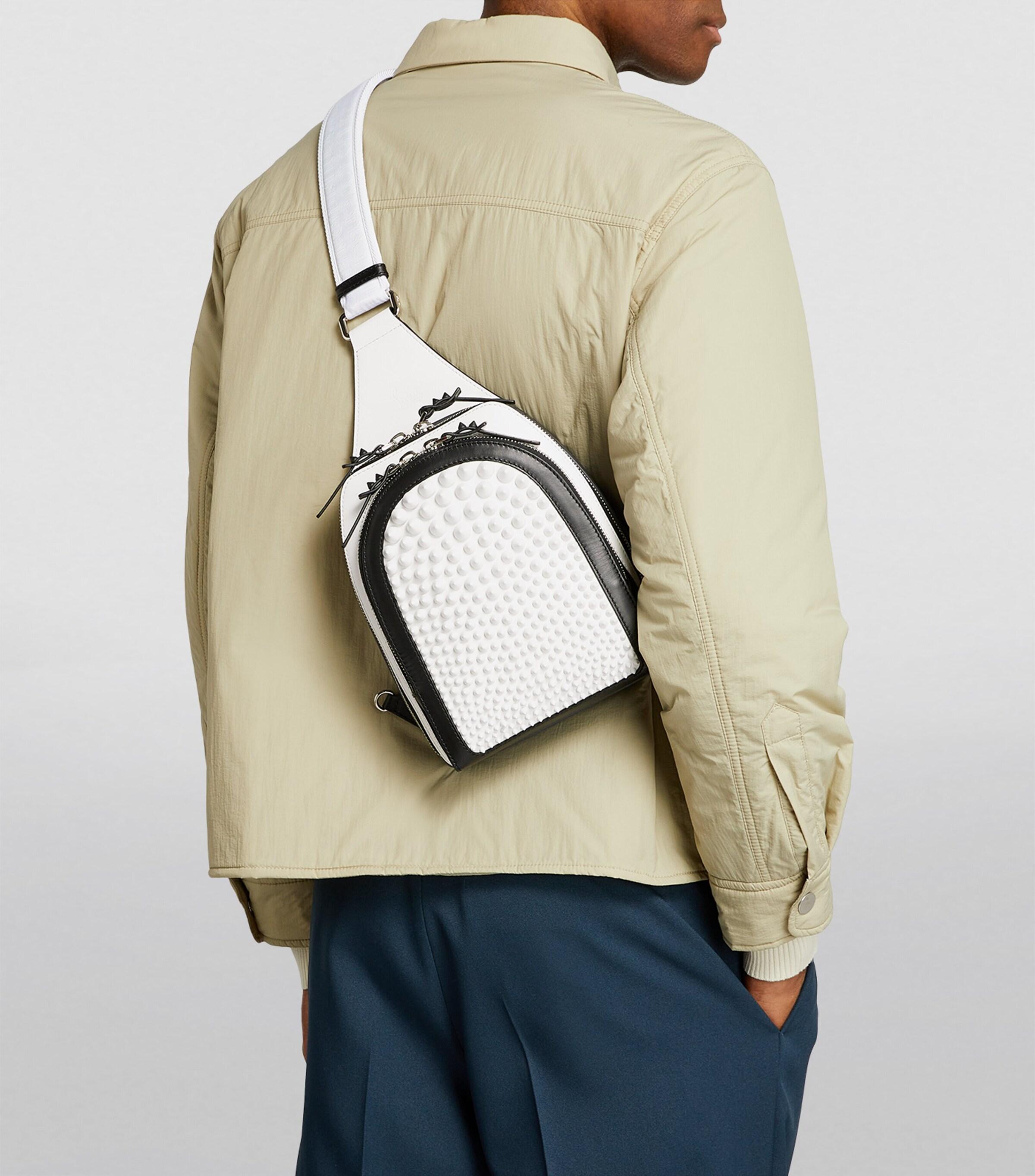 Christian Louboutin Loubifunk White Leather Sling Bag Christian Louboutin Loubifunk Mini White Leather Crossbody  main image 2