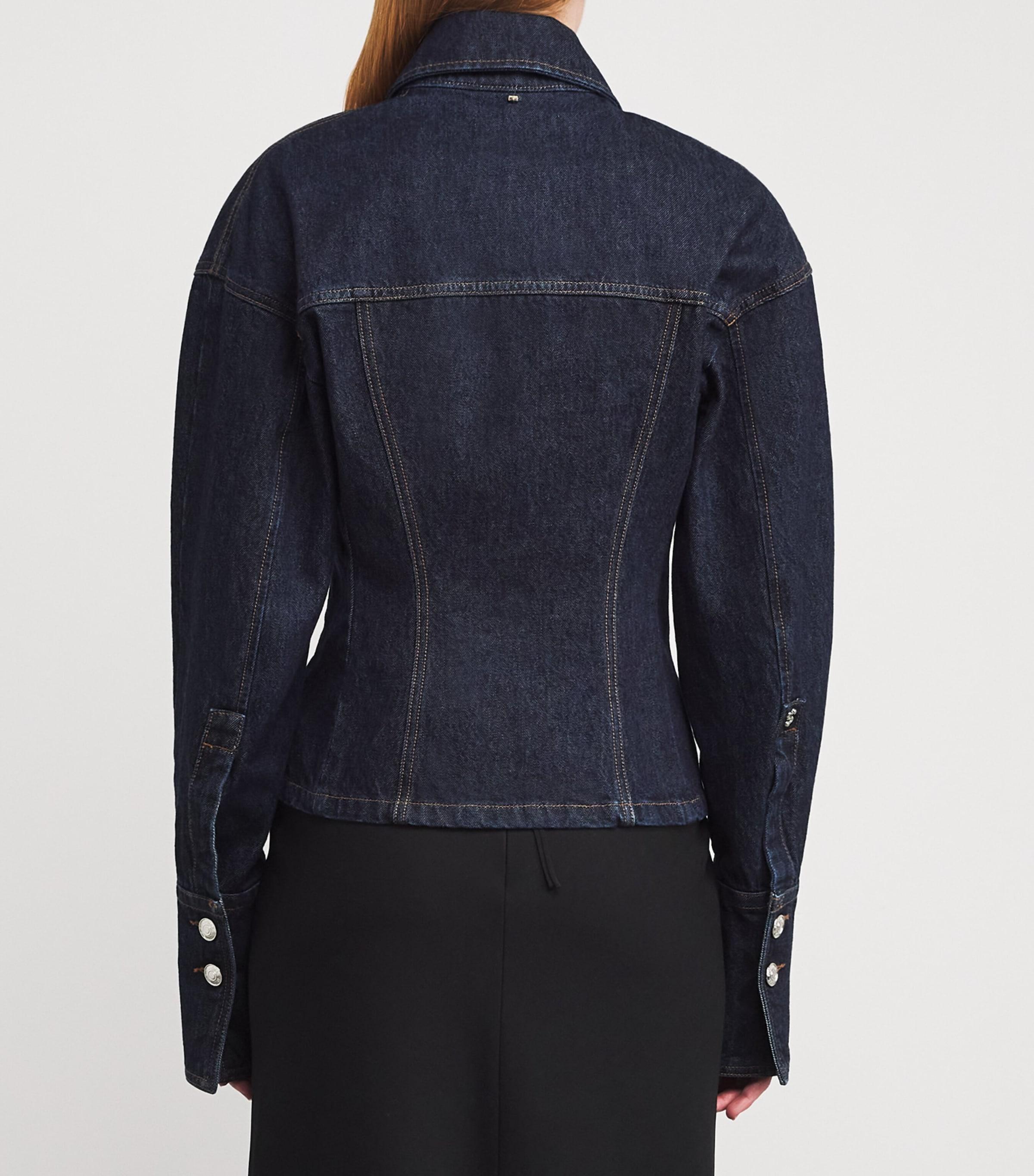 スーツ SPORTMAX GANCE - Denim fitted jacket Sportmax Denim Gange Jacket in Blue | Lyst Canada