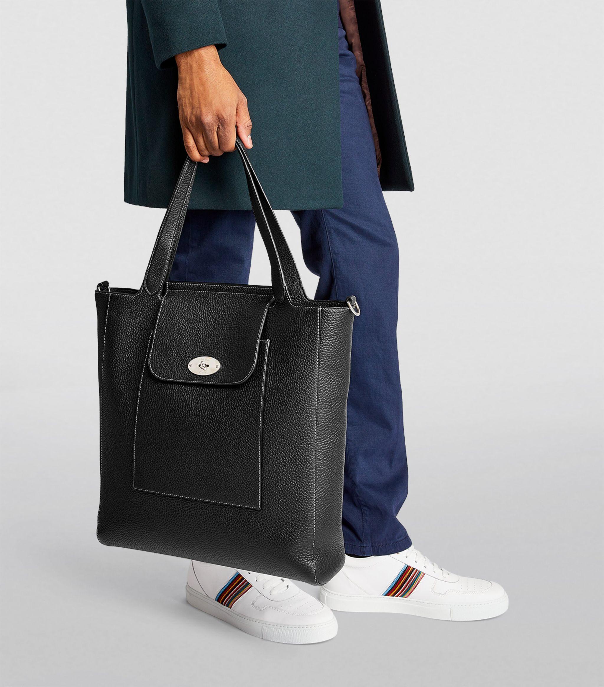 Paul Smith X Mulberry Leather Tote Bag in Black for Men | Lyst Paul Smith X Mulberry Leather Tote Bag in Black for Men | Lyst