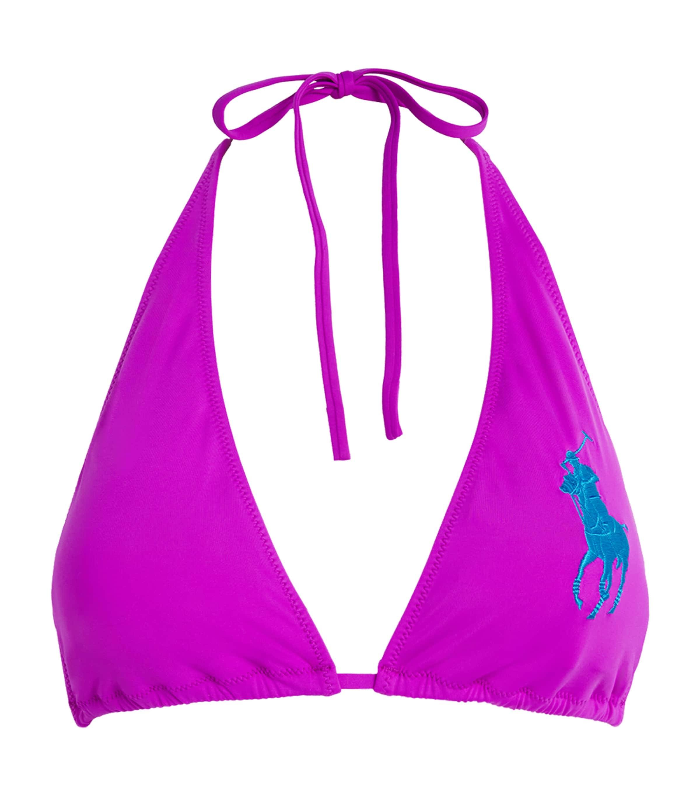 RALPH LAUREN☆リングフロント ビキニ スイムトップ Lauren Ralph Lauren Lux Stripe Ring Front Bikini Swim Top