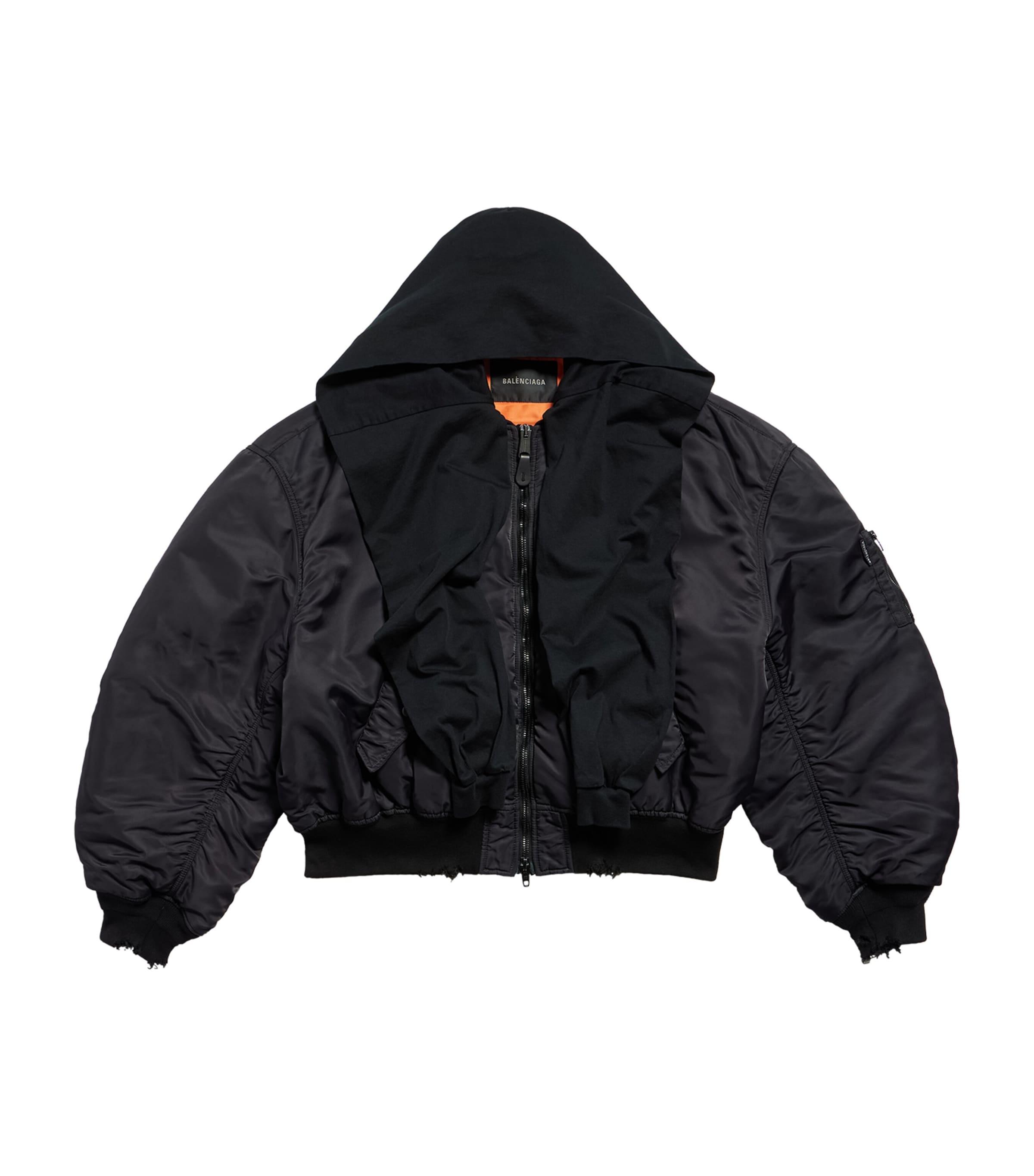 Balenciaga Technical Incognito Bomber Jacket in Blue for Men