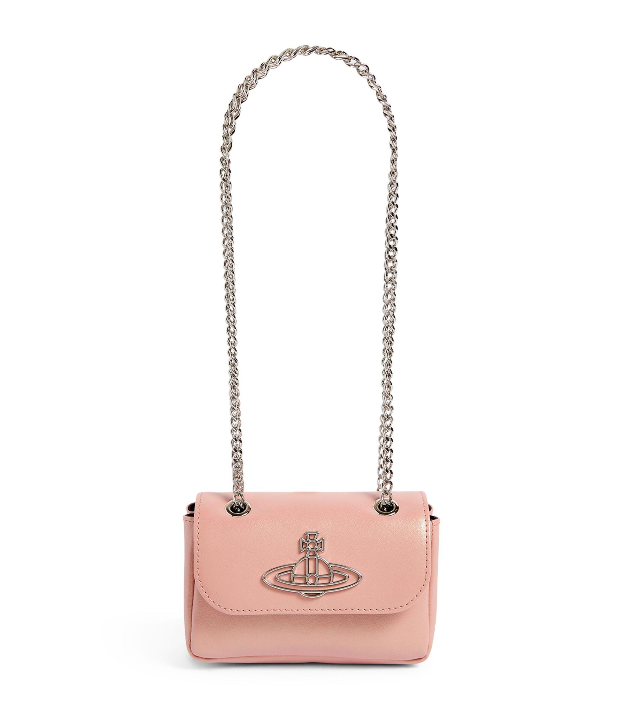 Vivienne Westwood Leather Orb Crossbody Bag in Pink Lyst