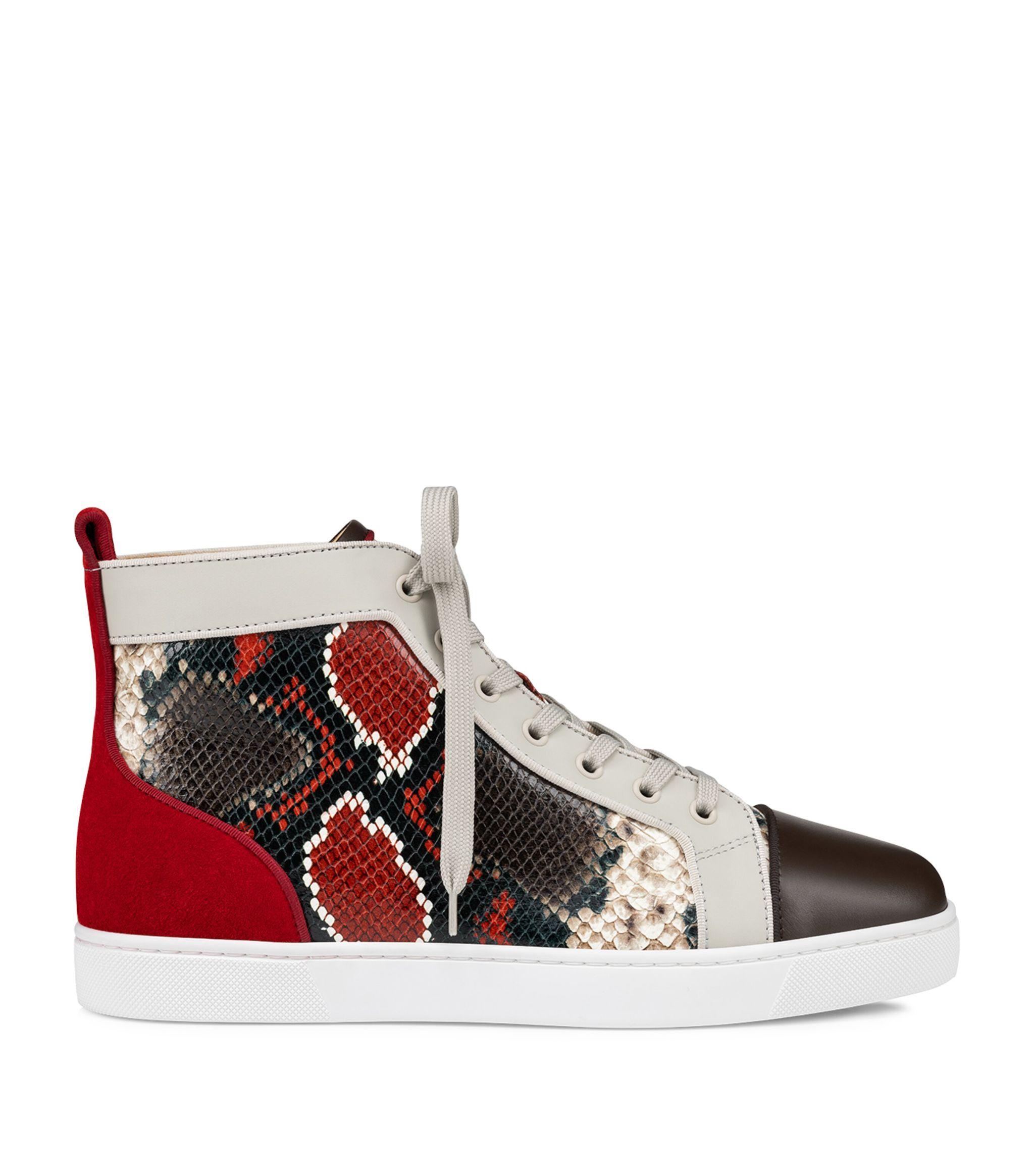 louboutin high top sneakers