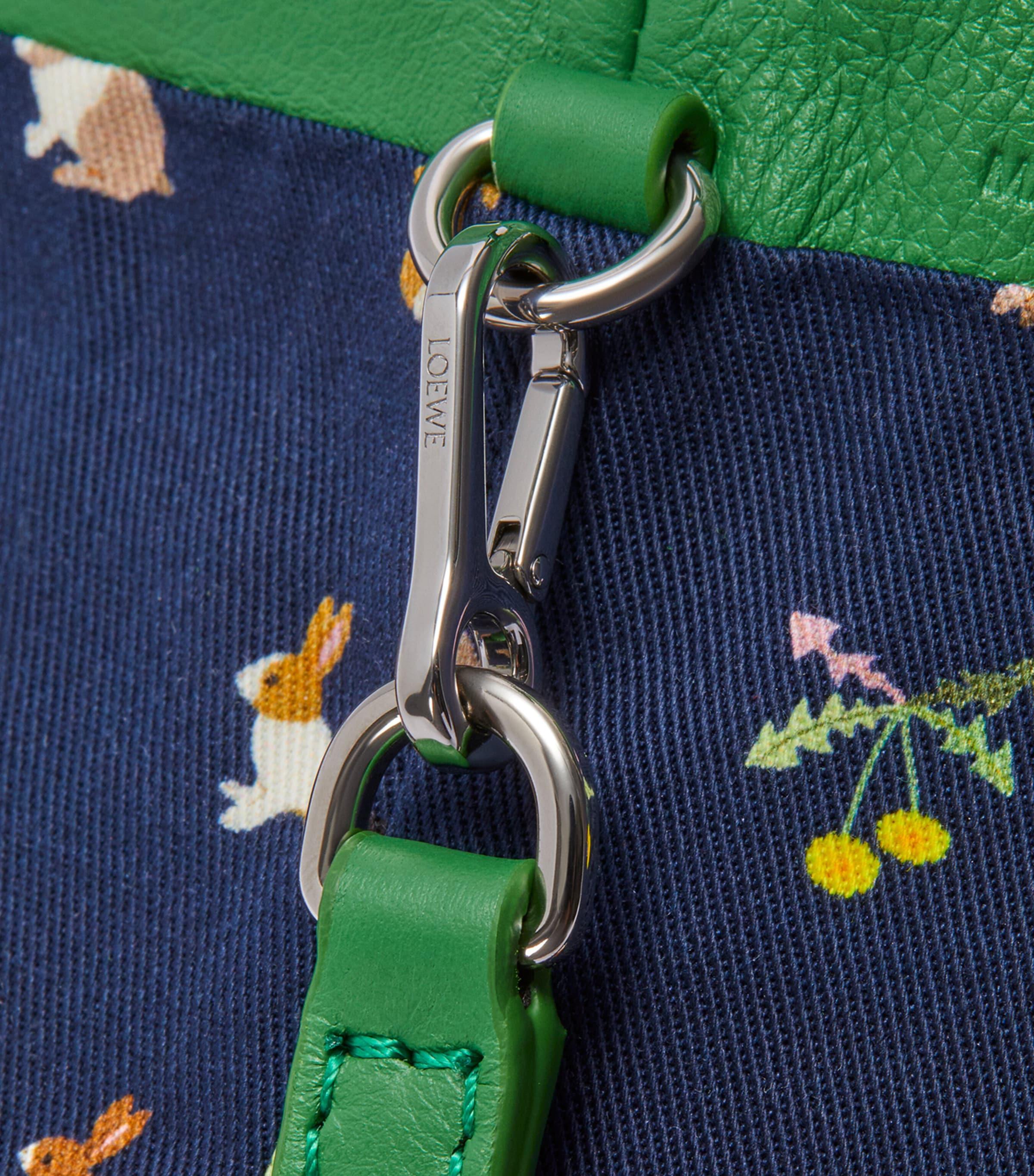 Loewe X Suna Fujita Mini Leather Flamenco Clutch Bag in Green | Lyst