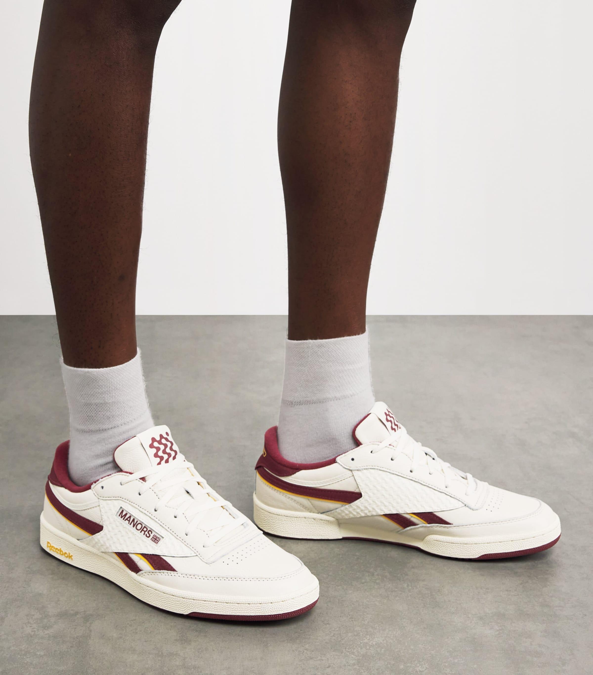 Manors X Reebok Club C Revenge Sneakers in White for Men | Lyst UK