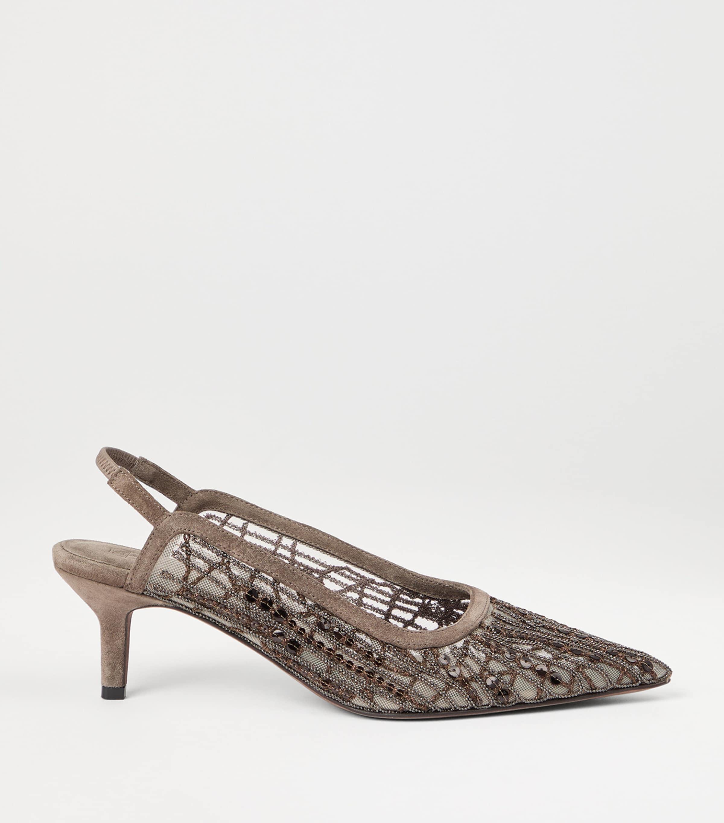 パンプス Brunello cucinelli 'City Glistening Abstract Embroidery' Brunello Cucinelli Glistening Abstract Embroidery City Pumps