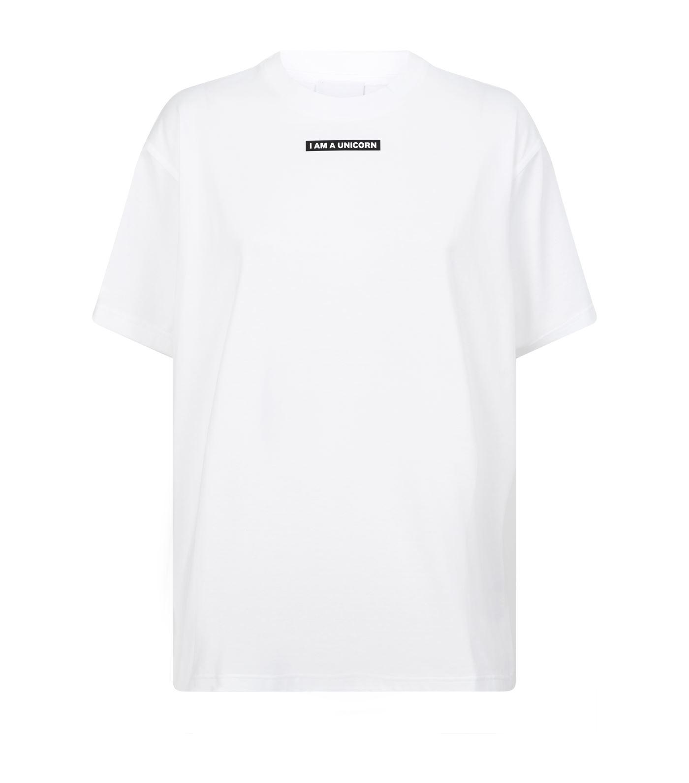 Burberry Cotton I Am A Unicorn T-shirt in White | Lyst