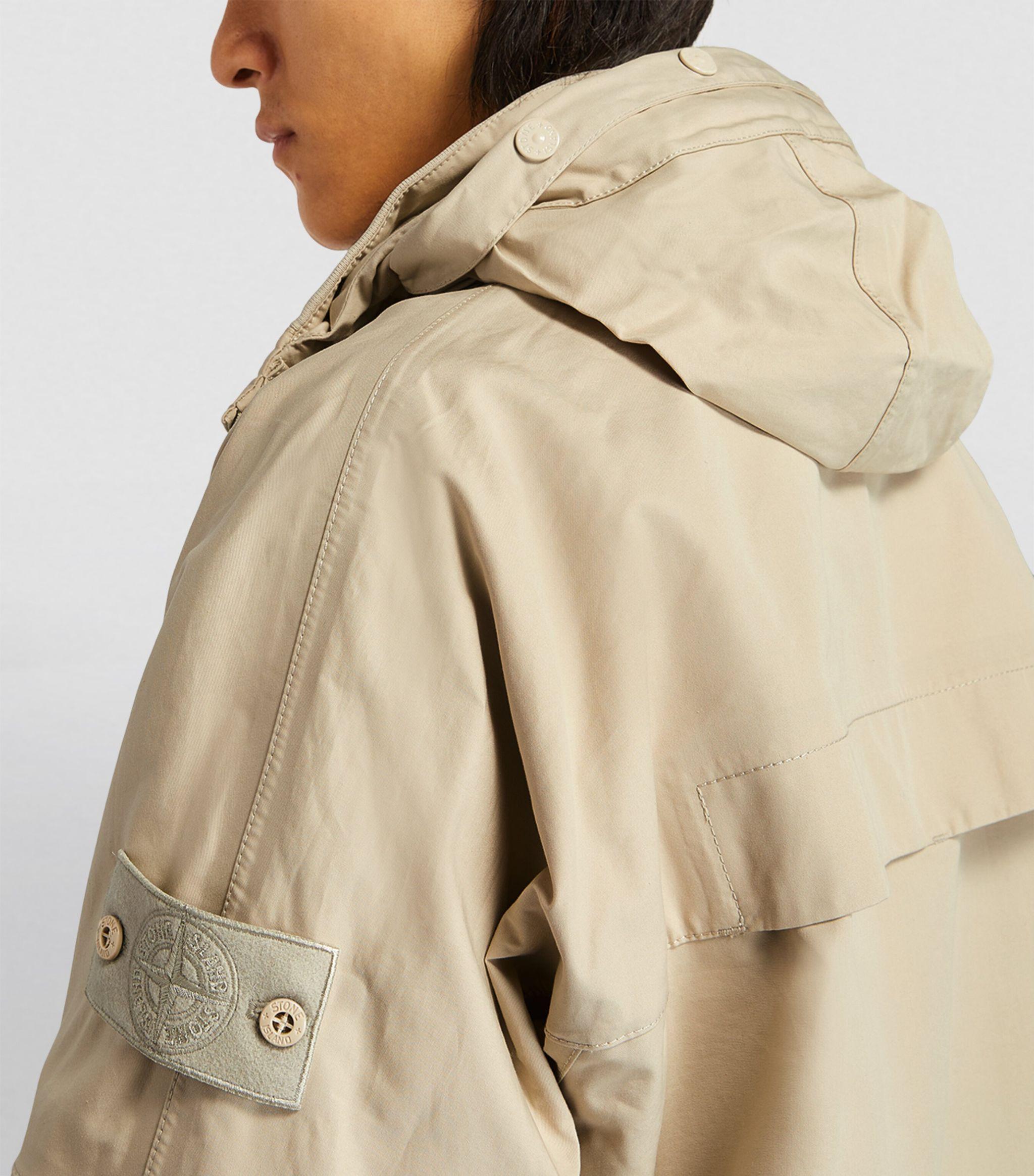 Stone Island Ghost Piece O-ventile Parka in Natural for Men | Lyst