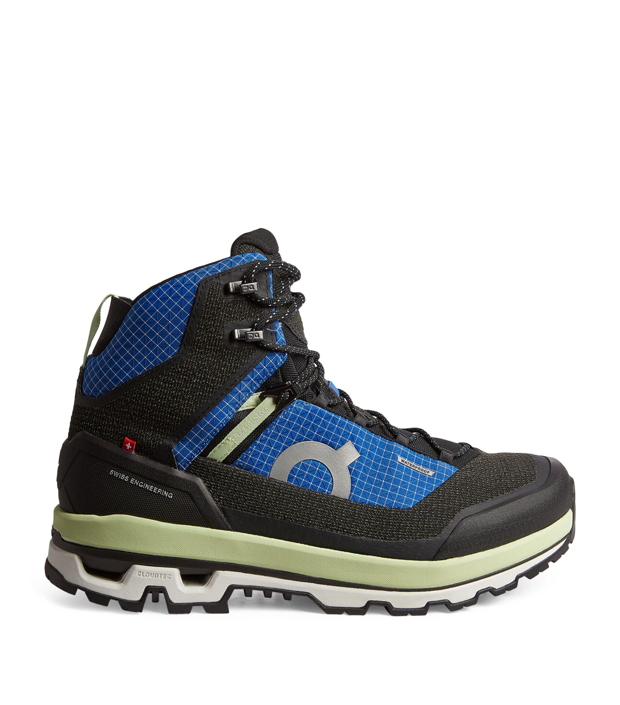 On Shoes Waterproof Cloudalpine Hiking Boots in Blue for Men On Shoes Waterproof Cloudalpine Hiking Boots in Blue for Men