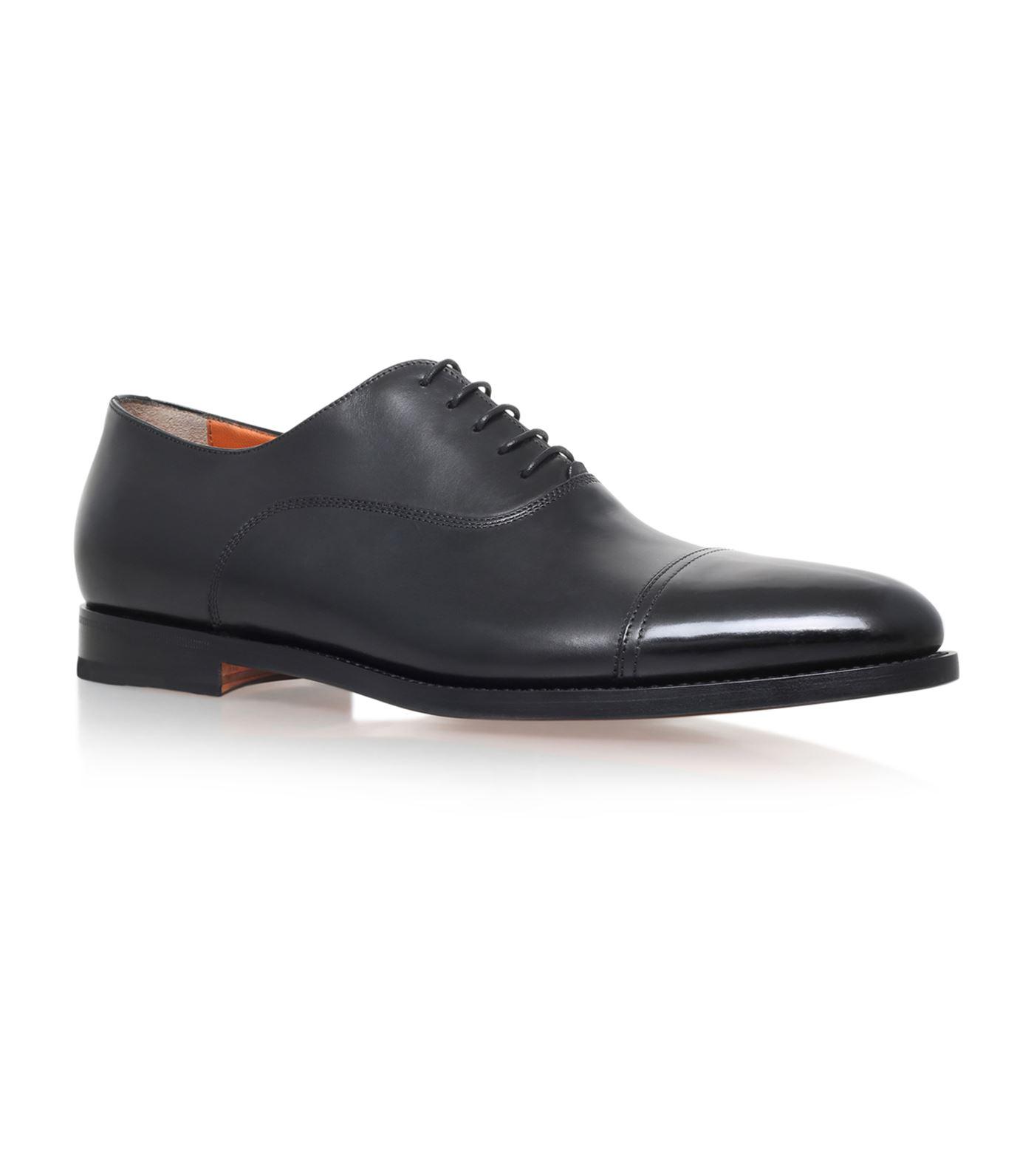 Lyst - Santoni Wilson Oxford Shoes in Black for Men