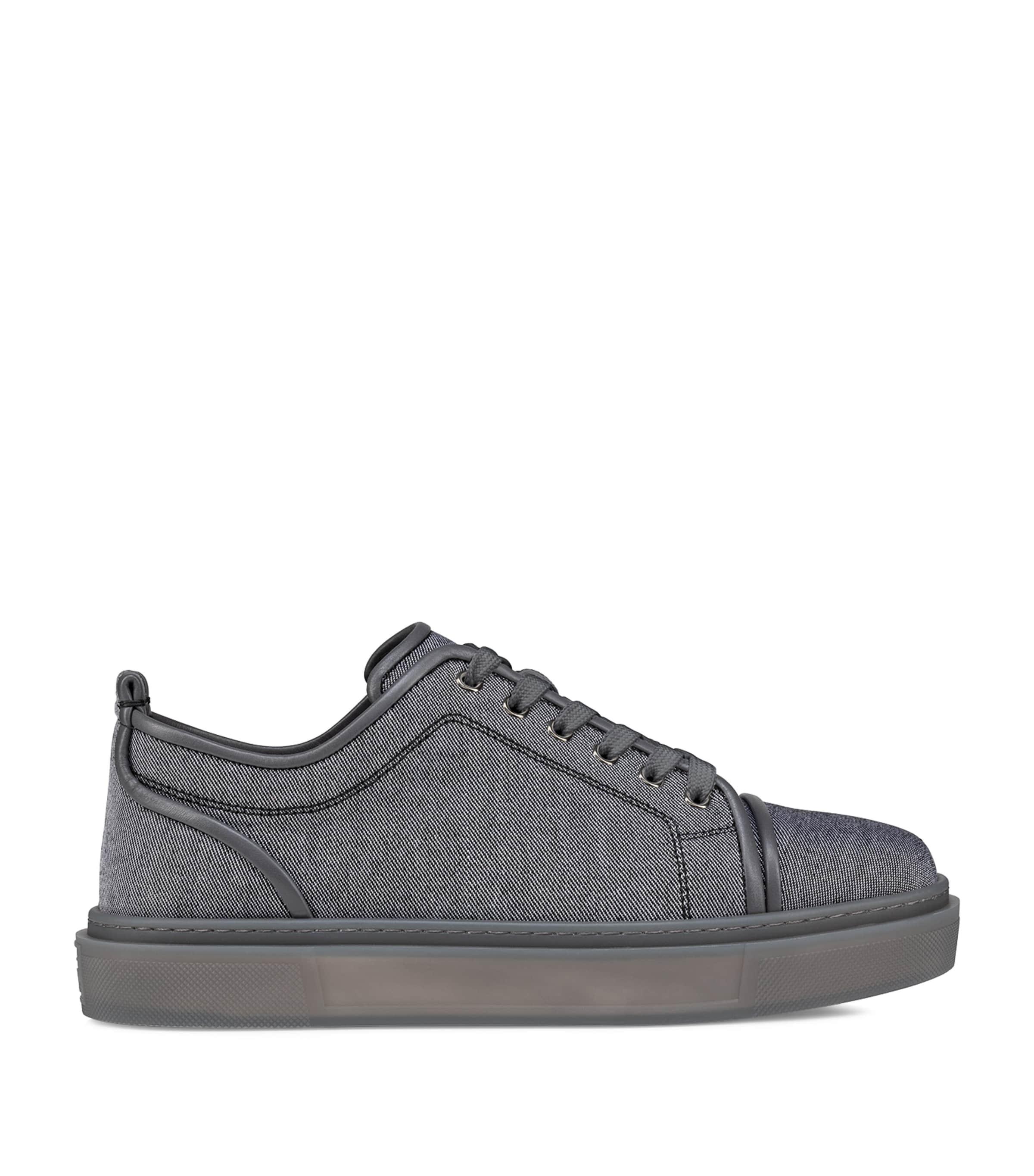 Gray Christian Louboutin Sneakers for Men Lyst