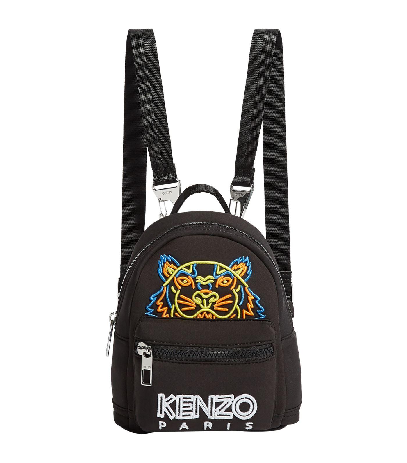 kenzo mini neoprene tiger backpack