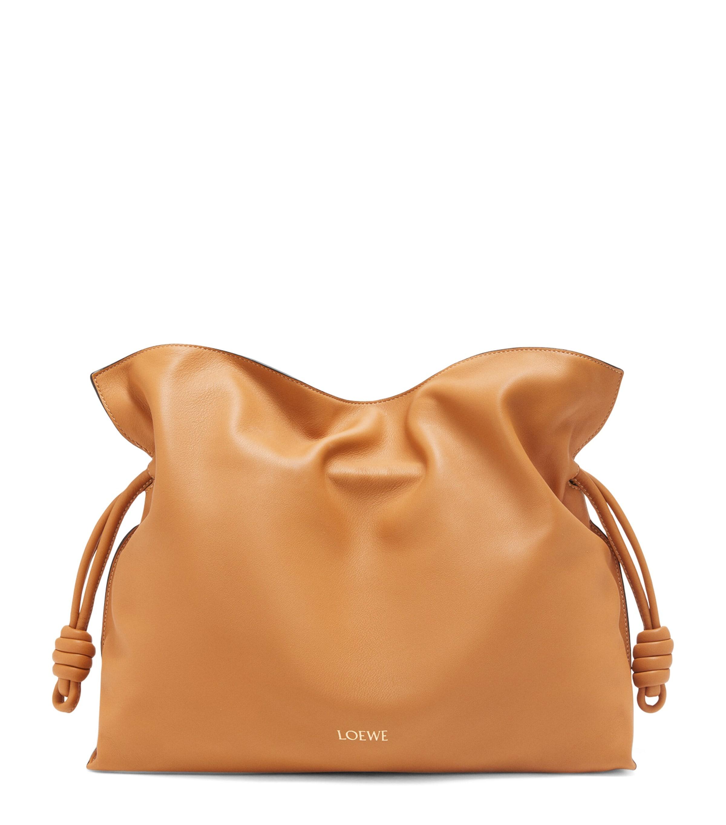 Loewe Large Flamenco Purse In Brown Lyst loewe-large-flamenco-purse-in-brown-lyst