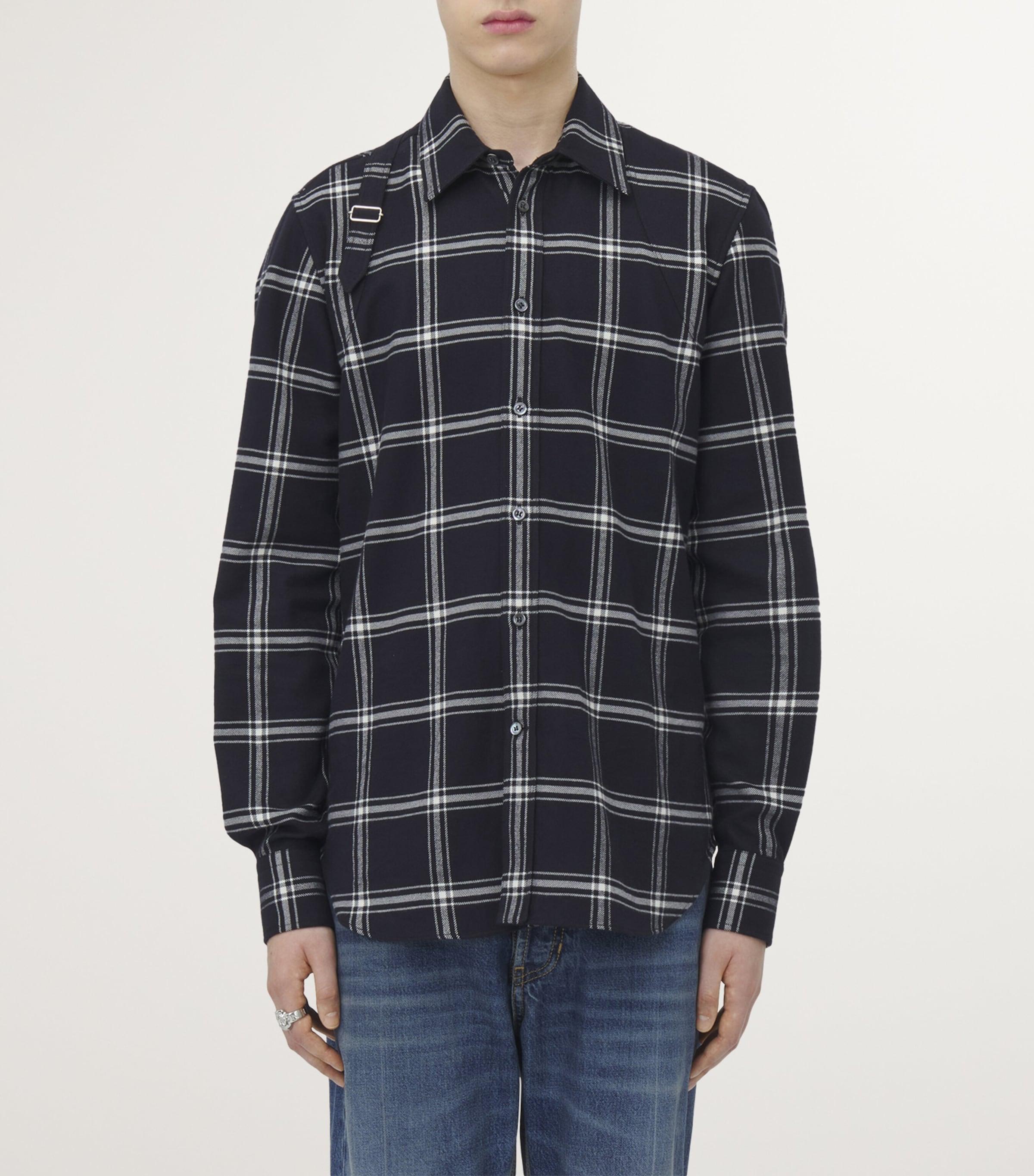 Tシャツ・カットソー alexander mcqueen TWIN NEEDLE HARNESS SHIRT Alexander McQueen Harness Shirt | italist