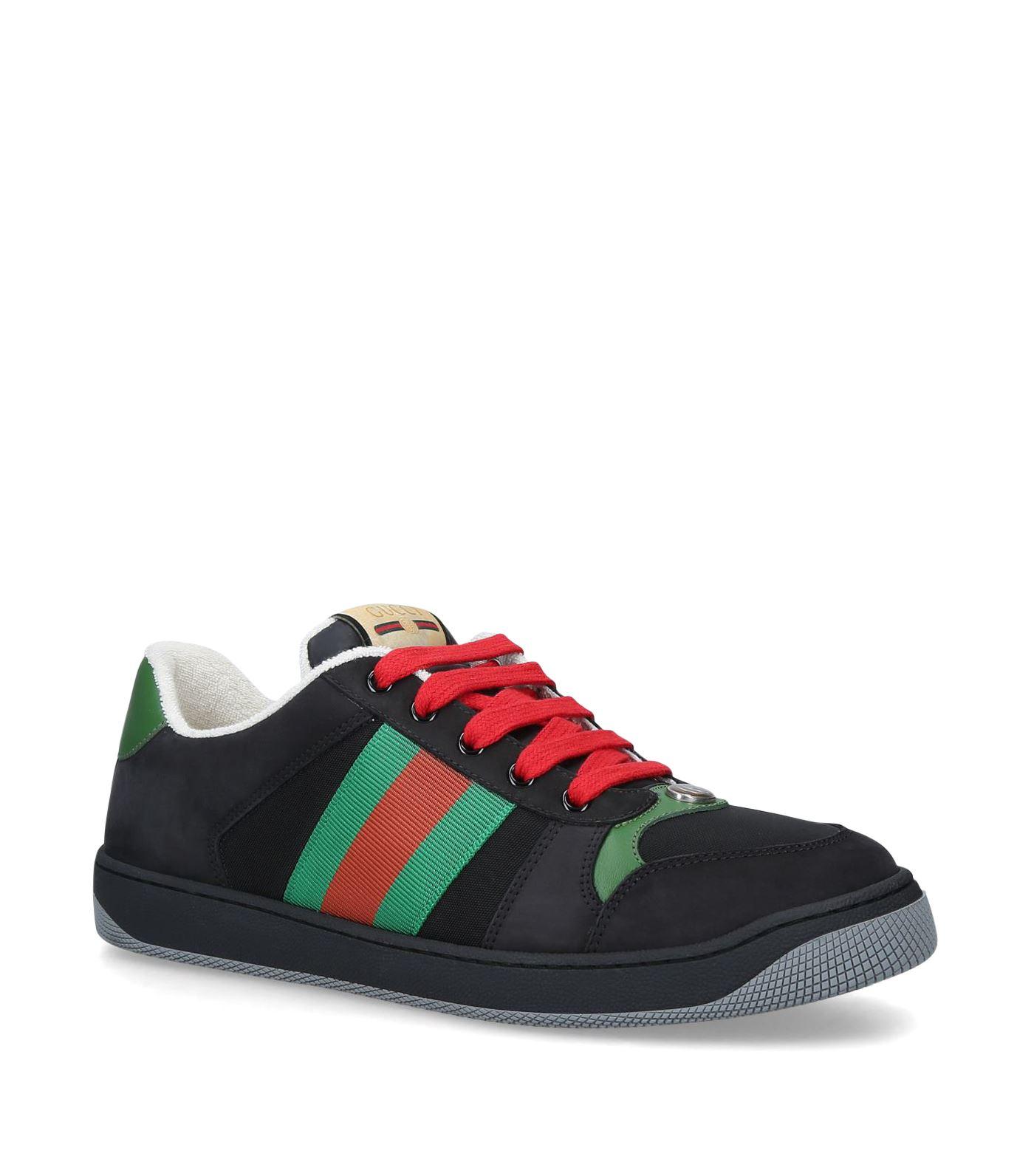 Gucci Leather Lace-up Sneakers for Men - Lyst