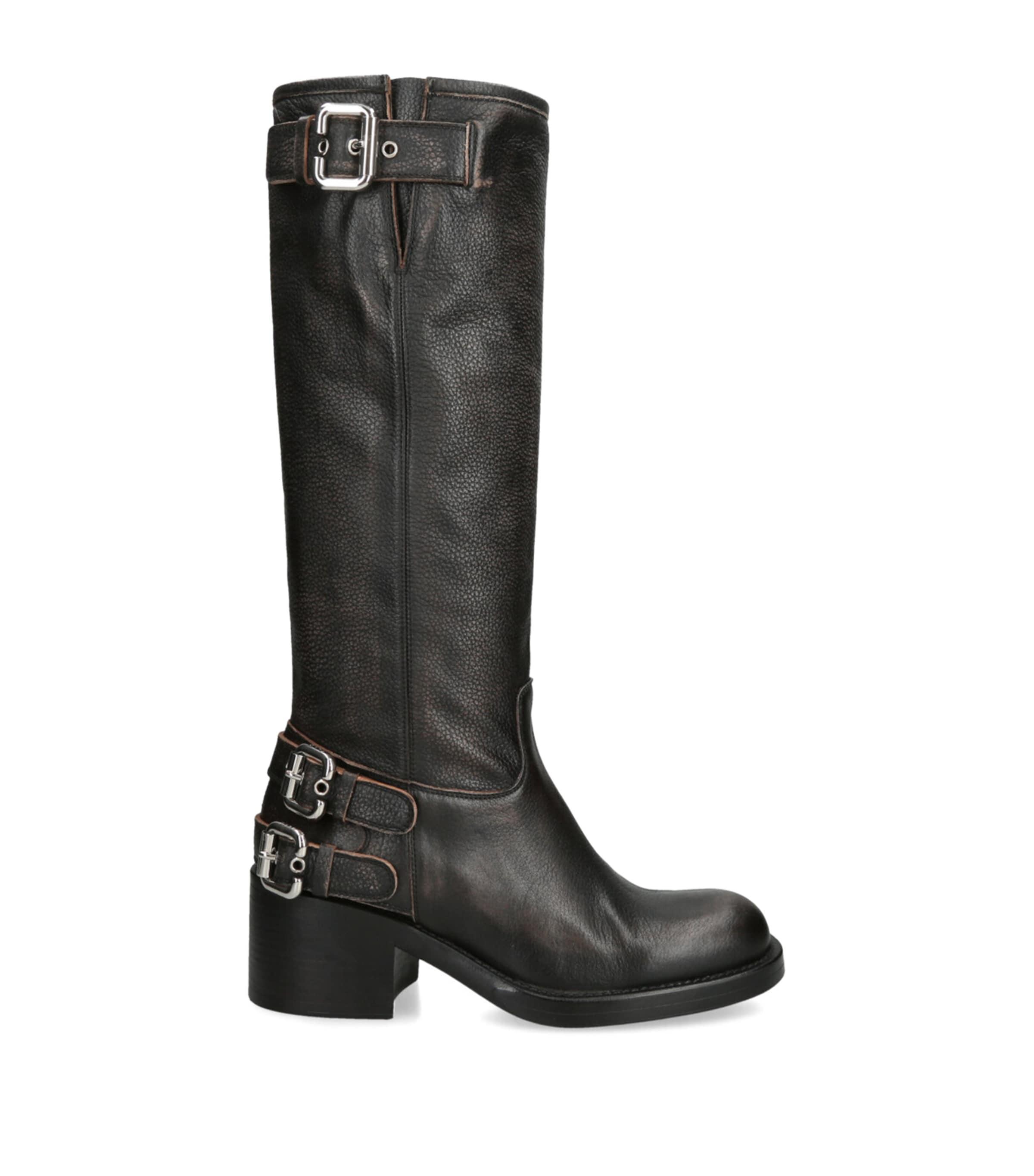 ロングブーツ CHLOE BOOTS Chloé Georgia Leather Over-the-Knee Boots | Saks Fifth Avenue
