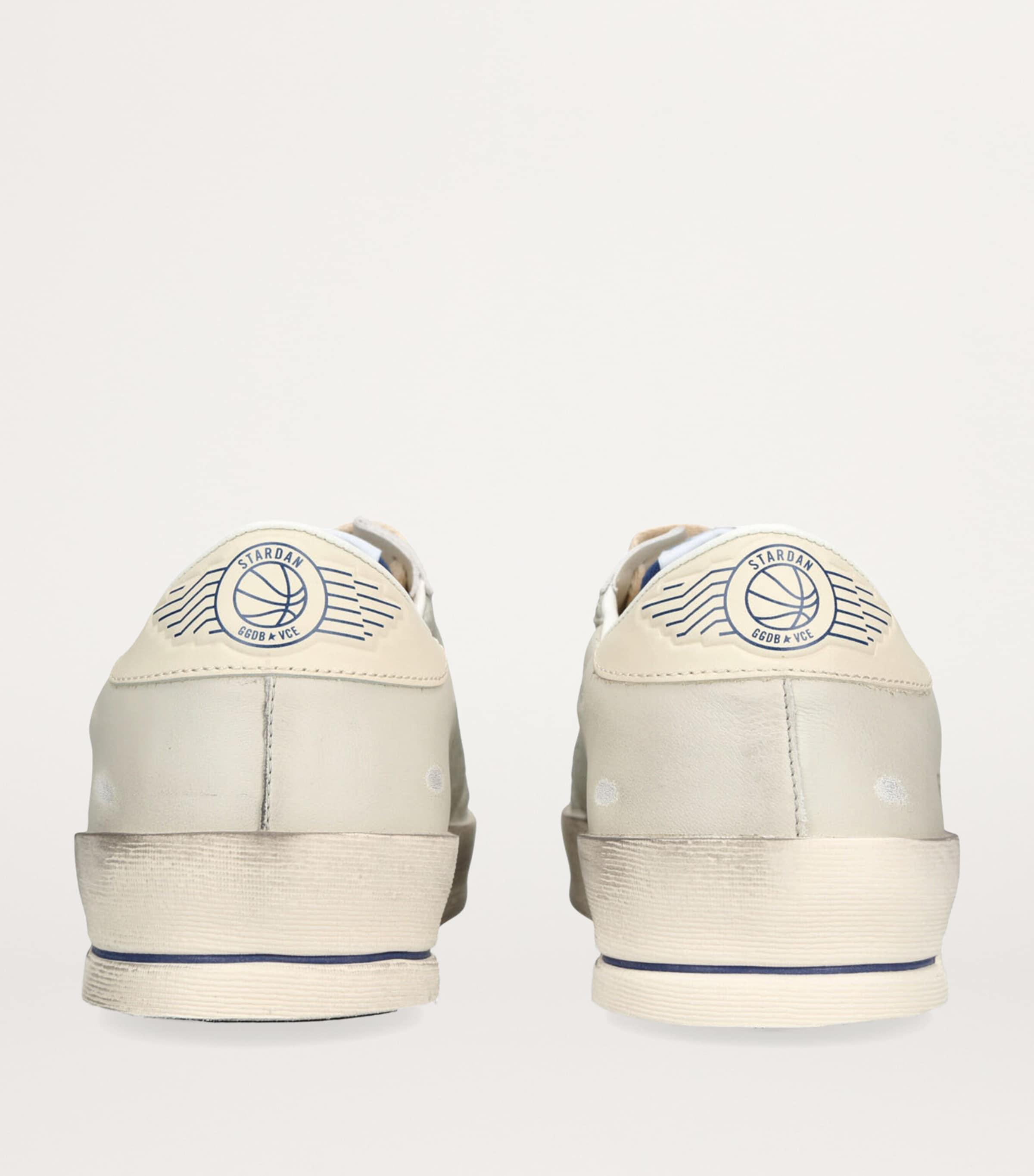 Golden Goose Leather Stardan Sneakers in Blue for Men | Lyst