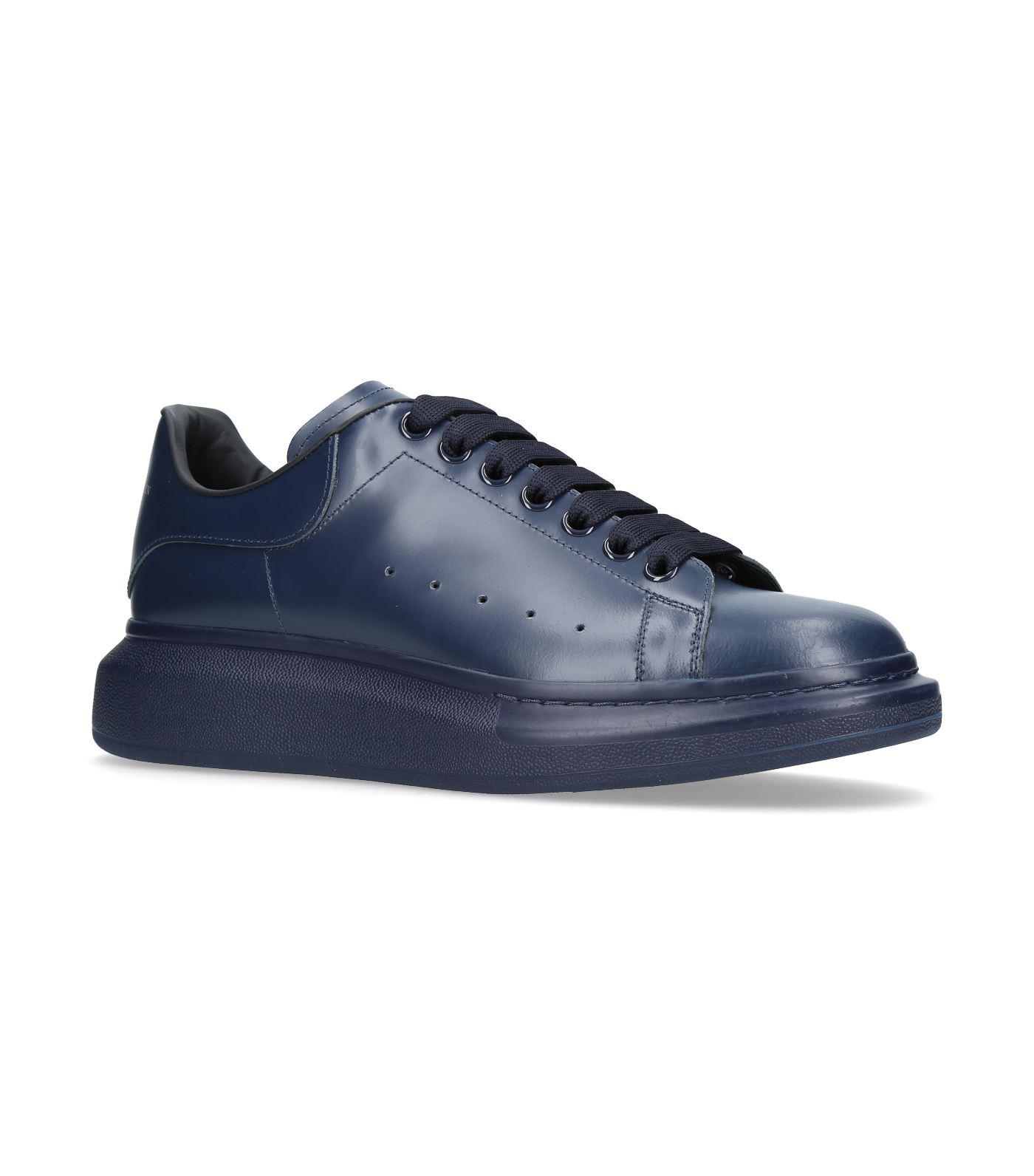 Alexander McQueen Tonal Oversized Sneakers in Blue for Men | Lyst
