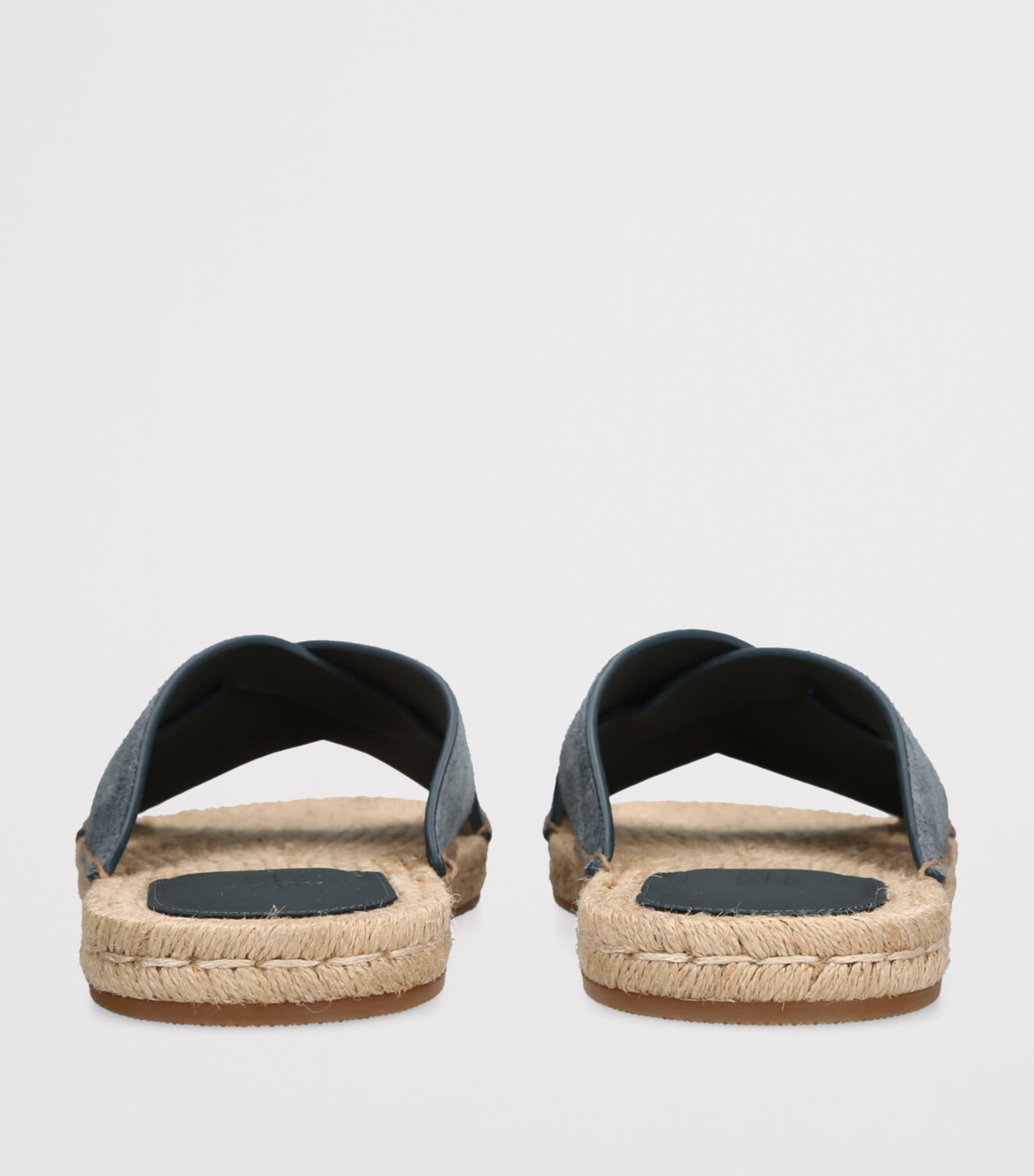 Ermenegildo Zegna rubber flip flops Ermenegildo Zegna Suede Flip Flops - Black Sandals, Shoes  main image 2