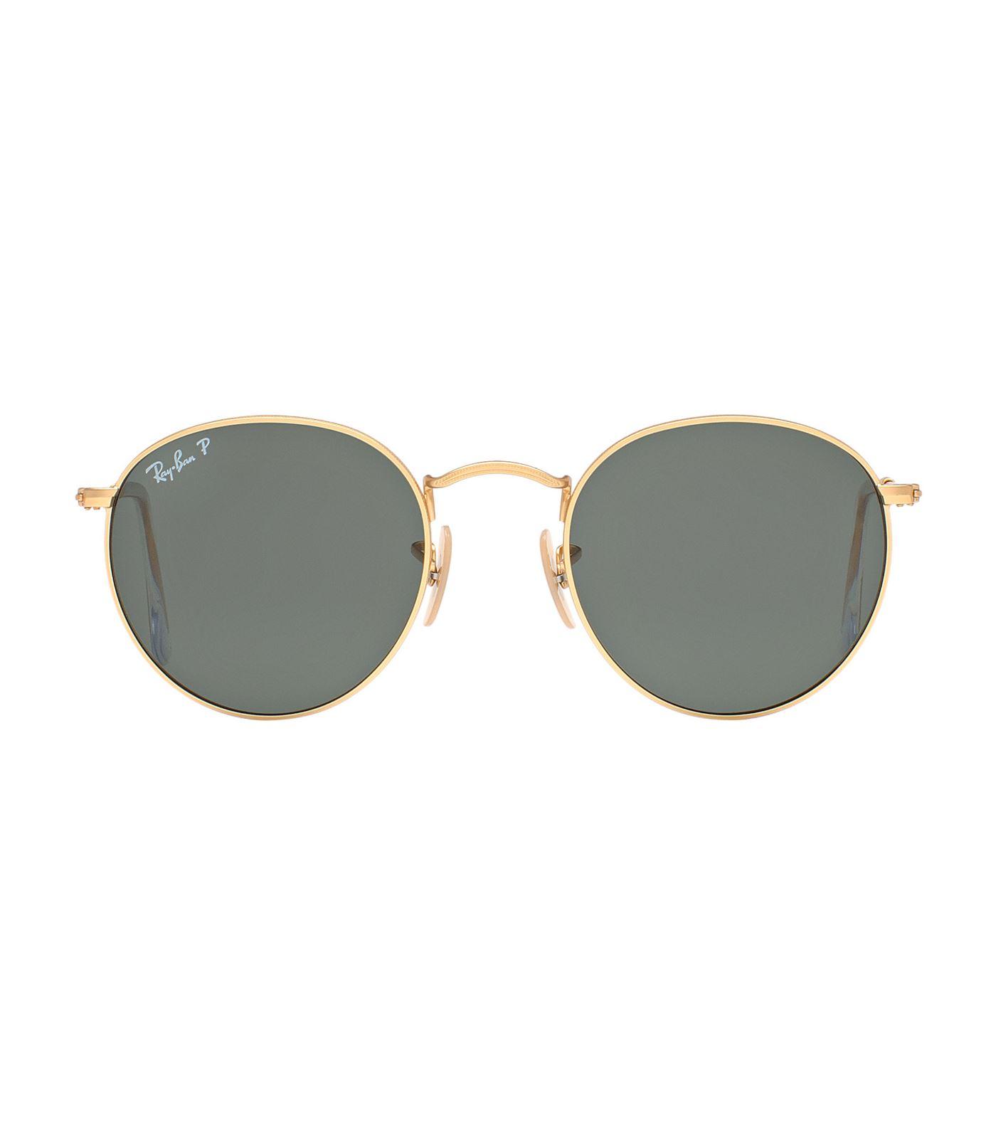 Ray Ban Rb3447 Phantos Round Sunglasses In Green For Men Lyst