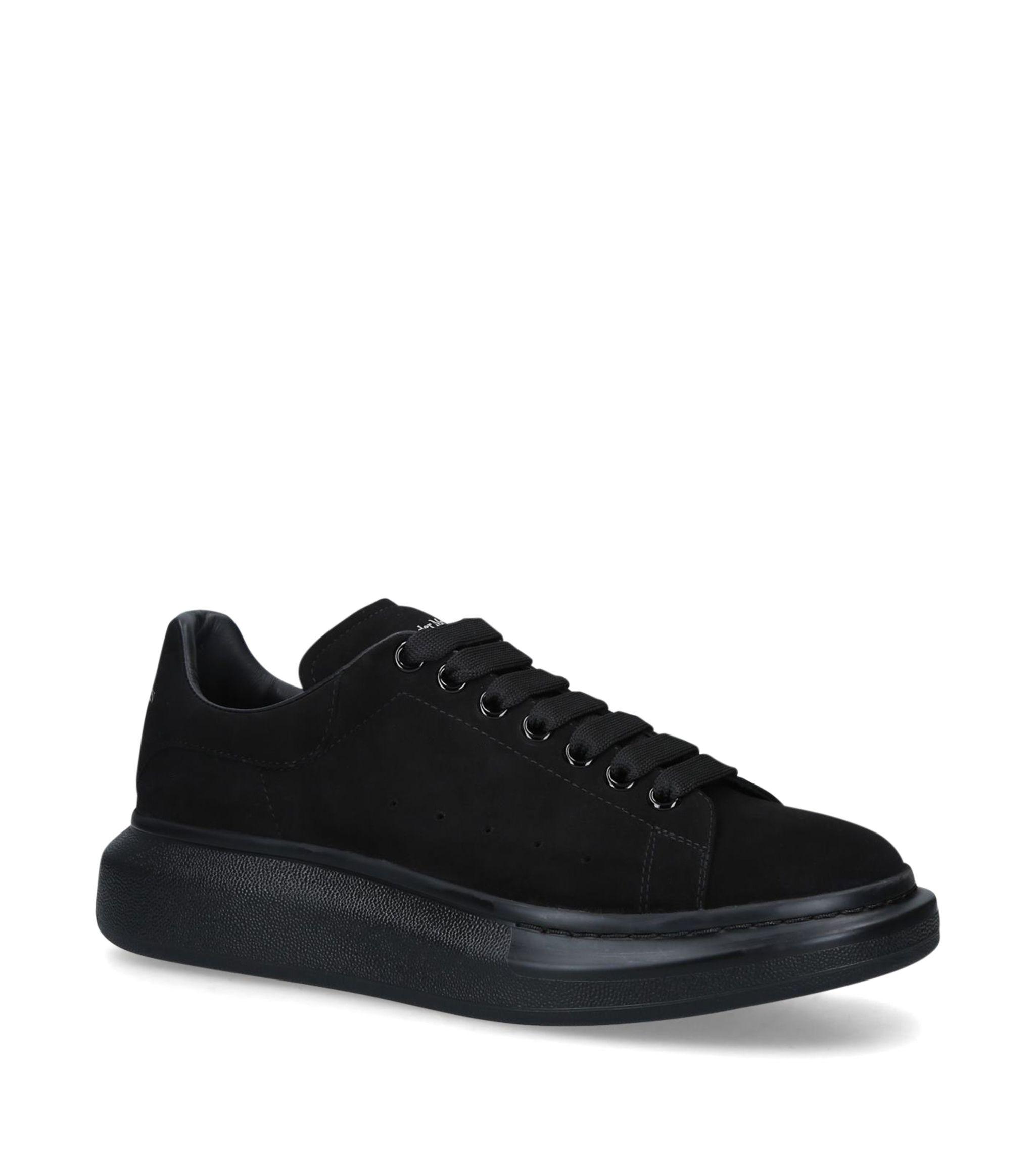 mcqueen black suede