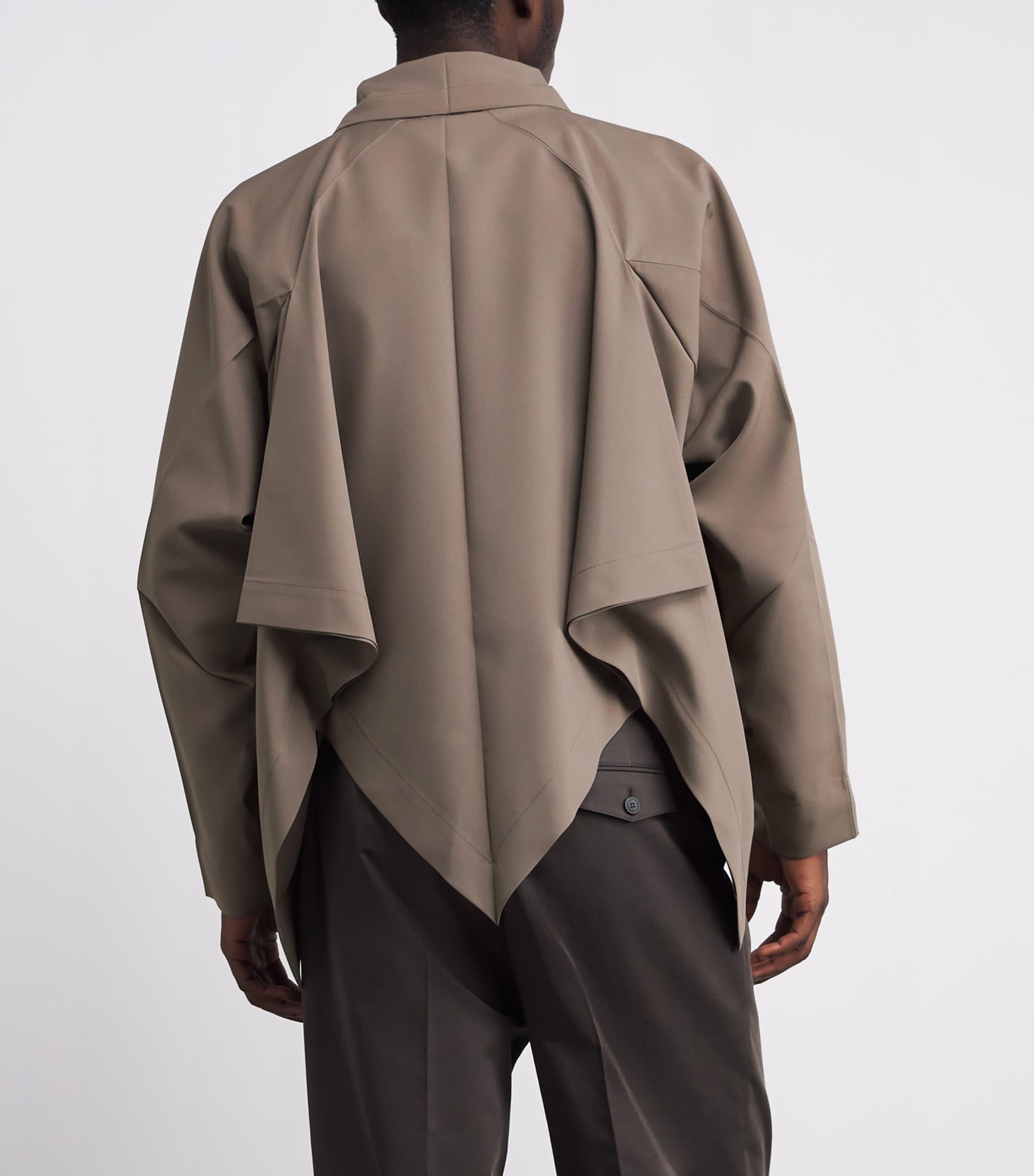 IM MEN Hybrid Flat Drape Jacket in Brown for Men | Lyst