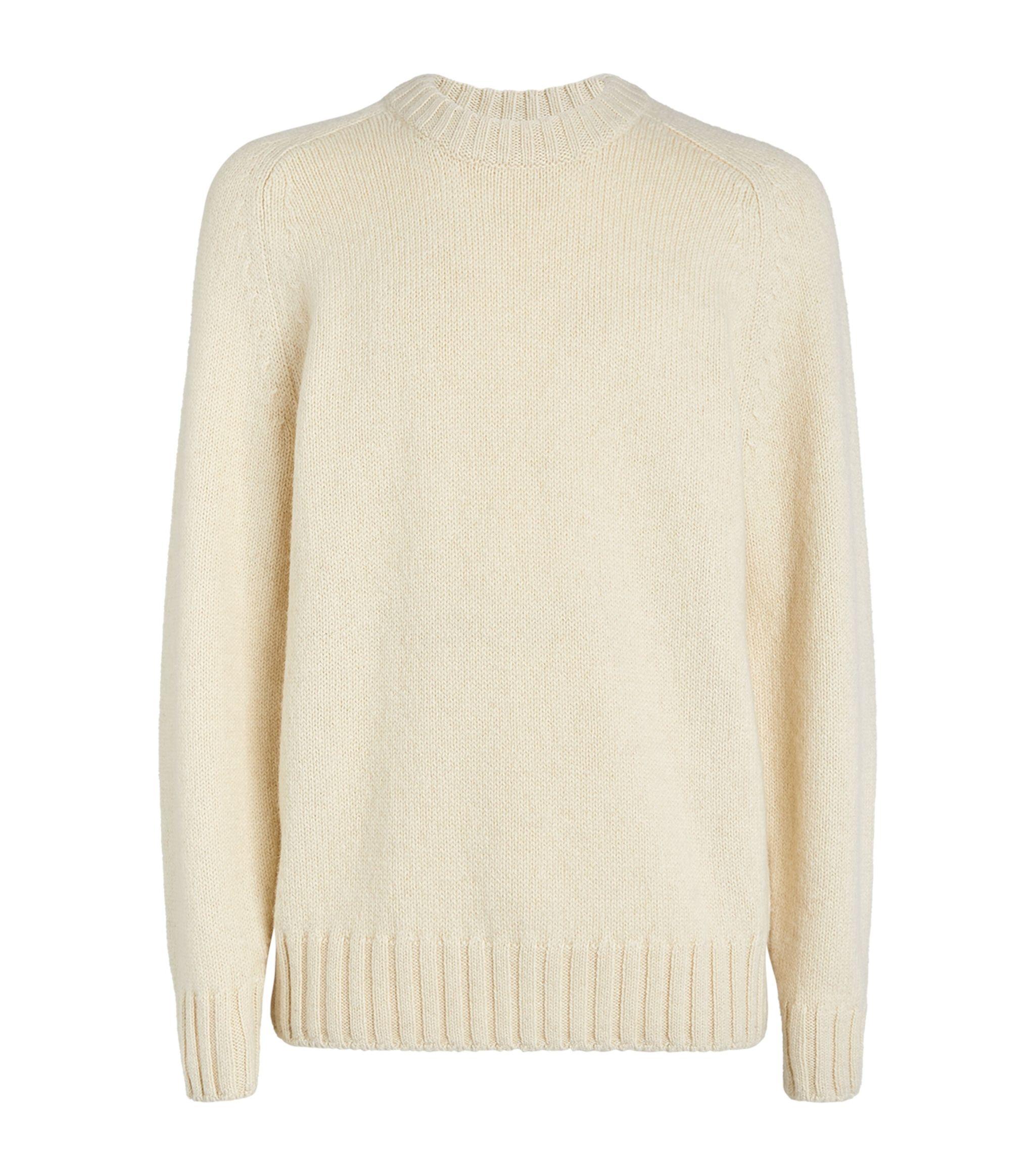 Norse Projects Alpaca Sweater in White for Men | Lyst