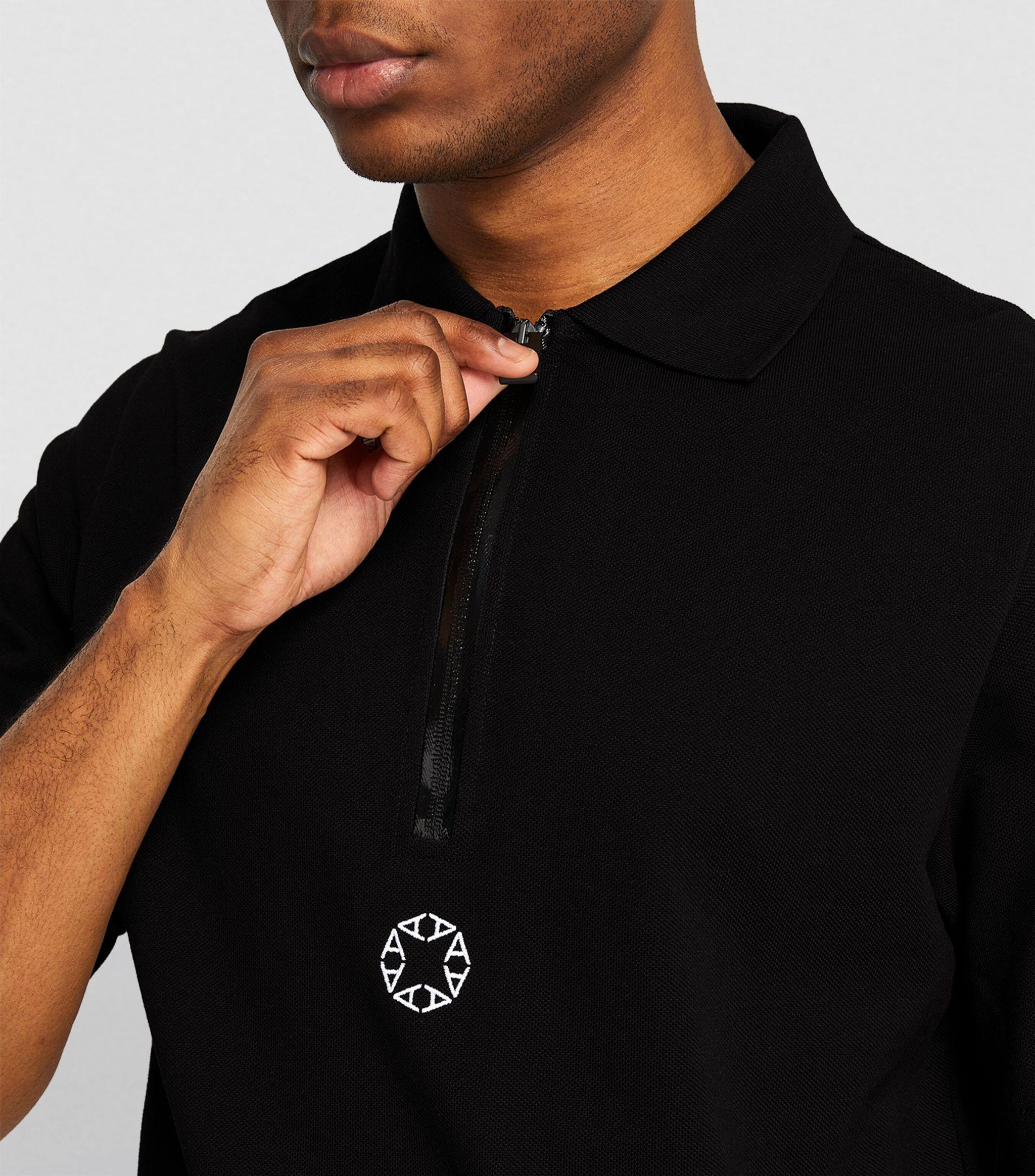 1017 ALYX 9SM Zip-up Polo Shirt in Black for Men | Lyst
