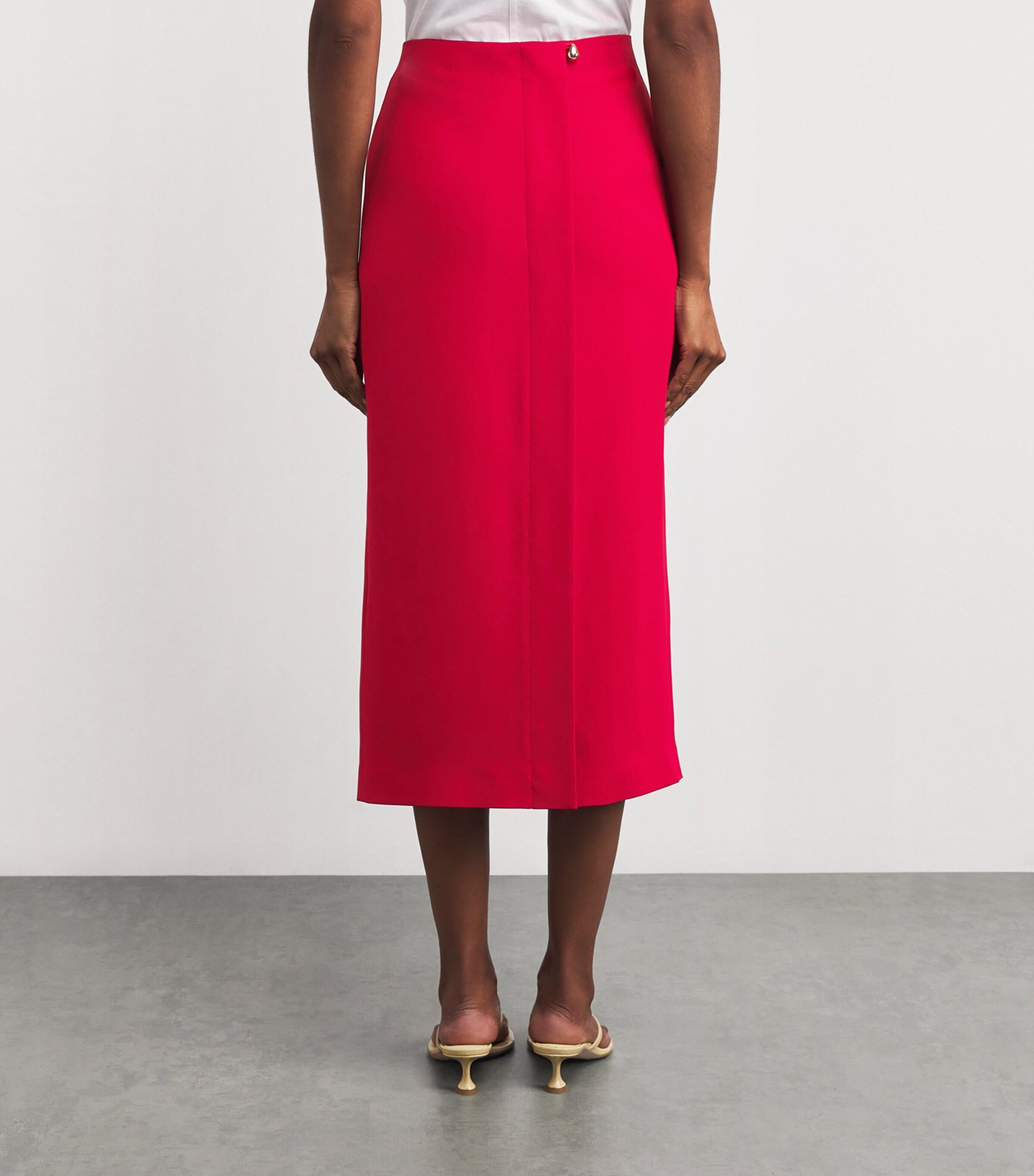 スカート Carven Satin Midi Skirt CARVEN Satin midi skirt | NET-A-PORTER