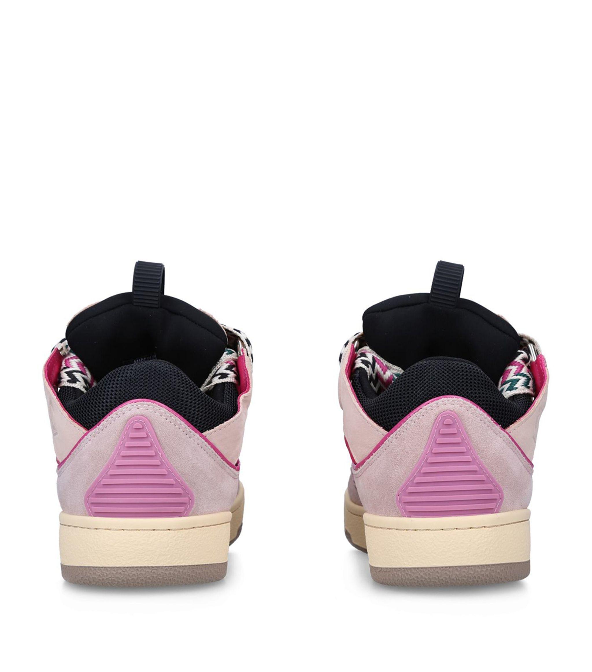 Lanvin Curb Sneakers in Pink | Lyst Lanvin Curb Sneakers in Pink | Lyst