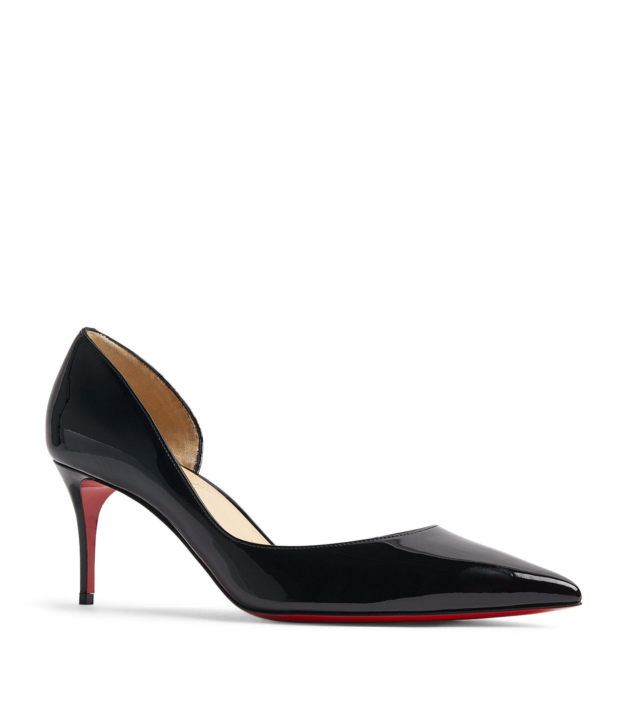 Christian louboutin iriza 70 discount patent leather d orsay pumps