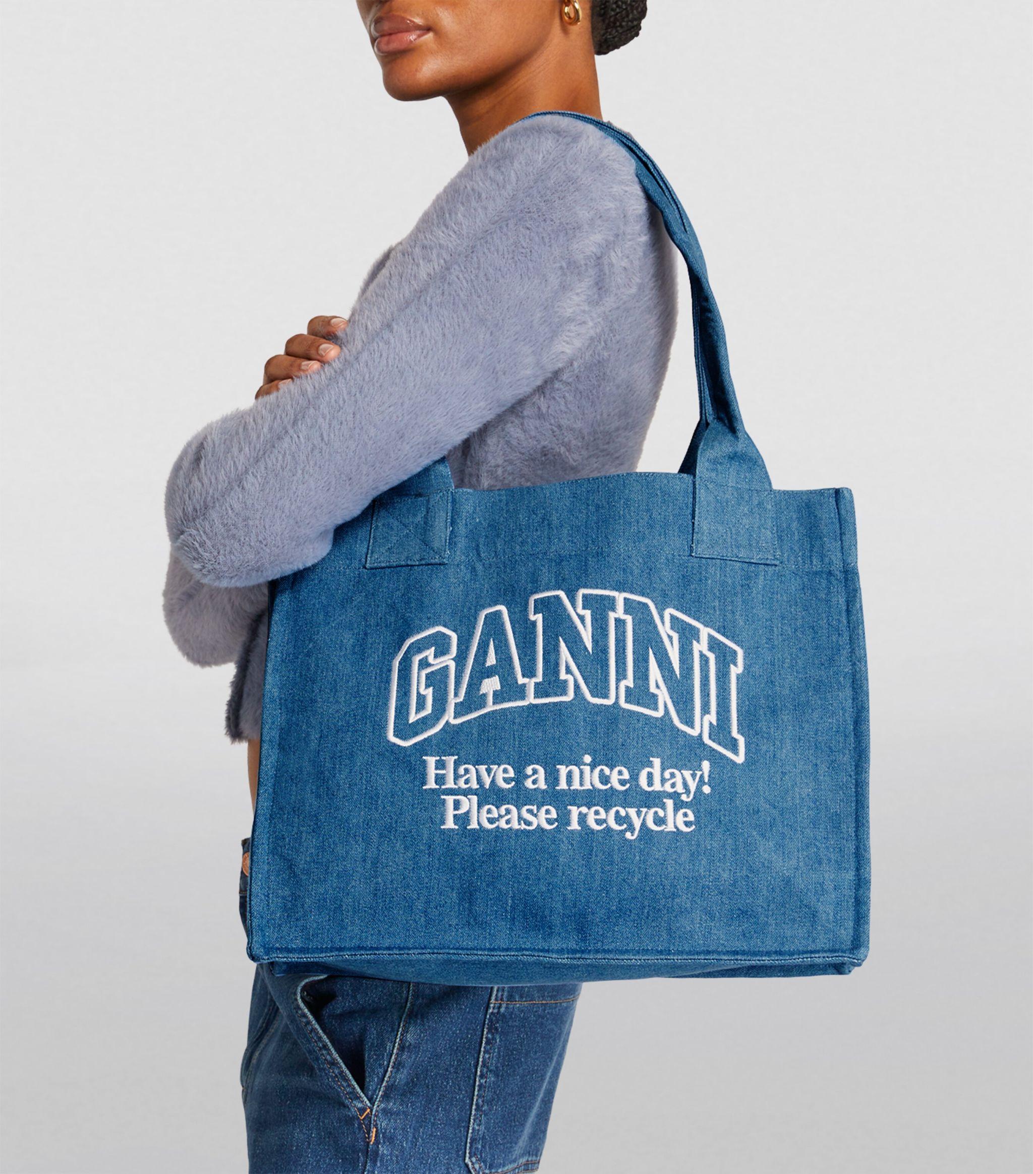 Ganni shopper bag hot sale