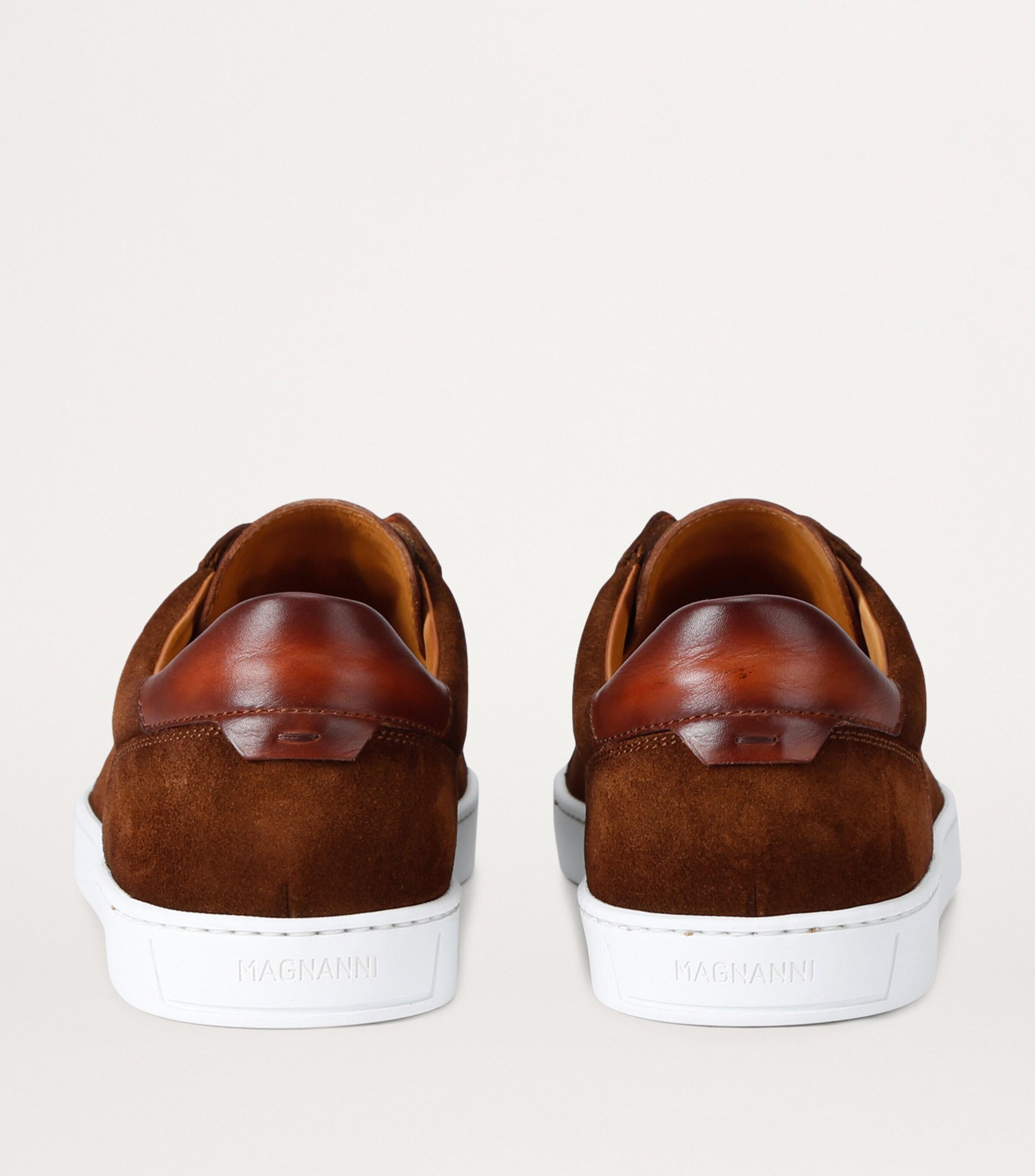 Magnanni Leather Laceless Sneakers in Brown for Men Lyst UK