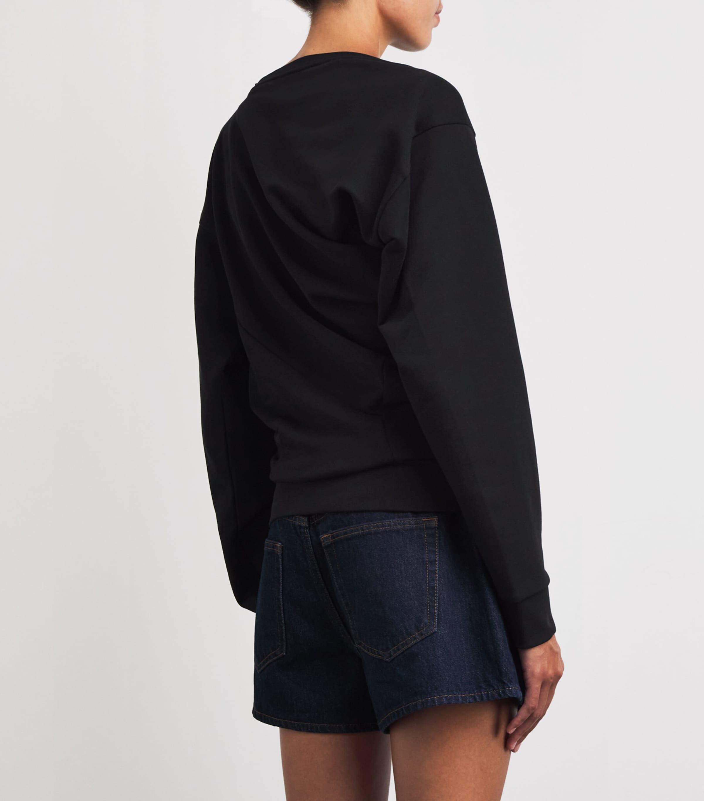 【関税&送料込】Vivienne Westwood Black Cotton Ashton Sweats Vivienne westwood anglomania sweatshirt - Gem