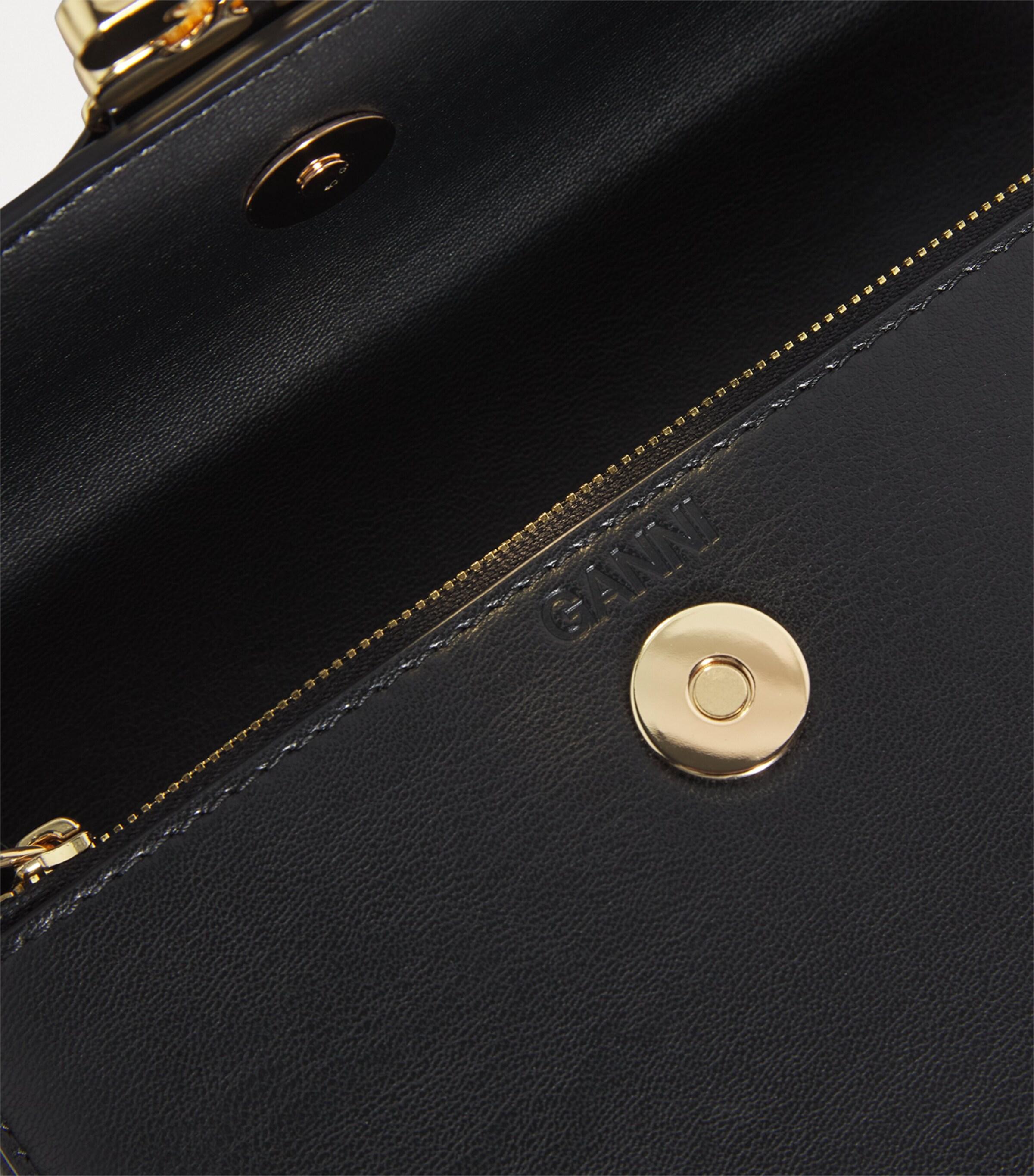 Ganni Apo-G Chain Wallet in Black | Lyst