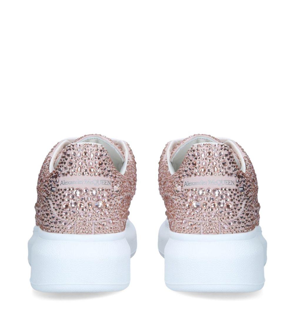 Alexander McQueen Crystal Runway Sneakers in Pink | Lyst