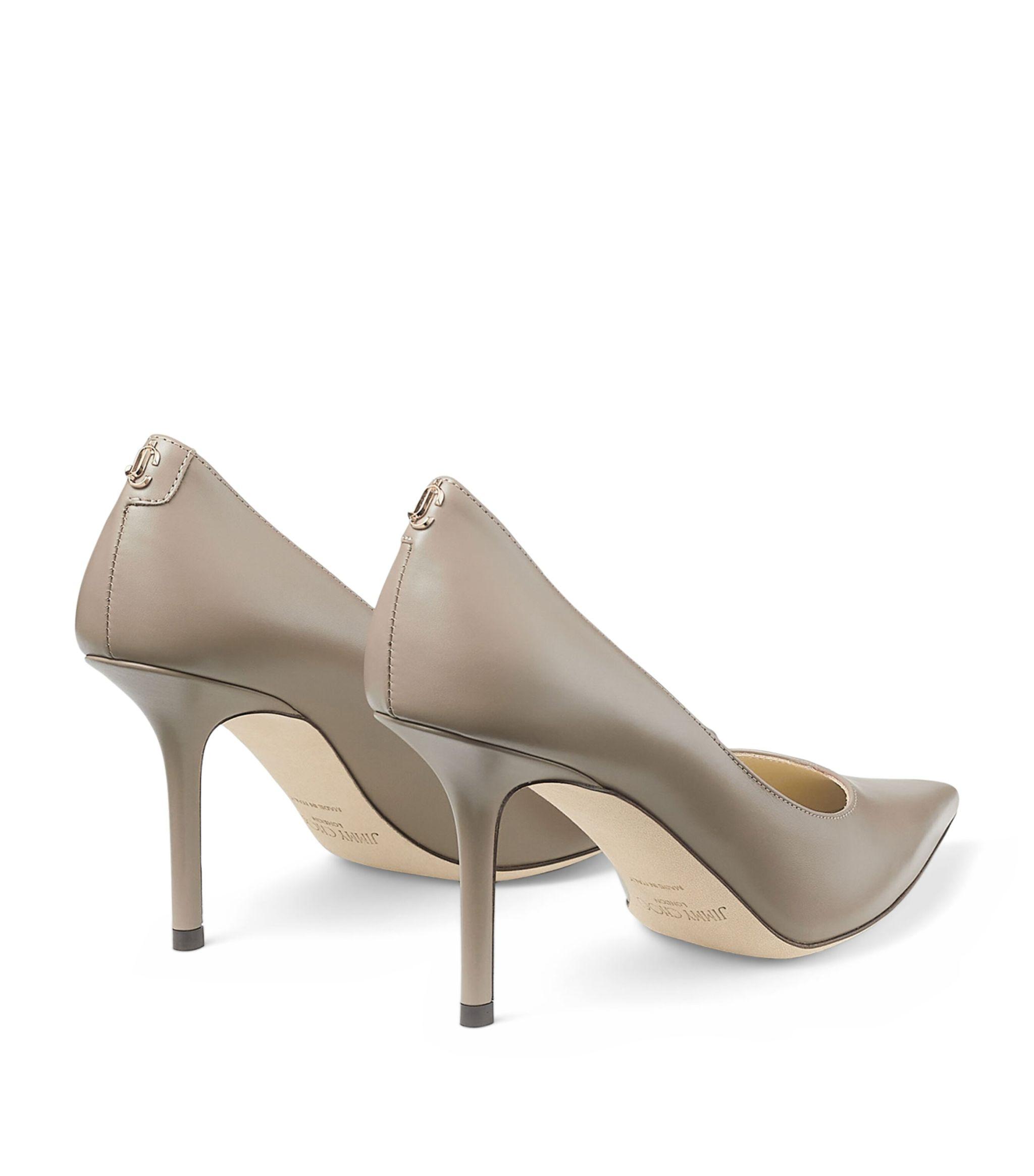 Jimmy Choo Love 85 Leather Pumps in Brown | Lyst