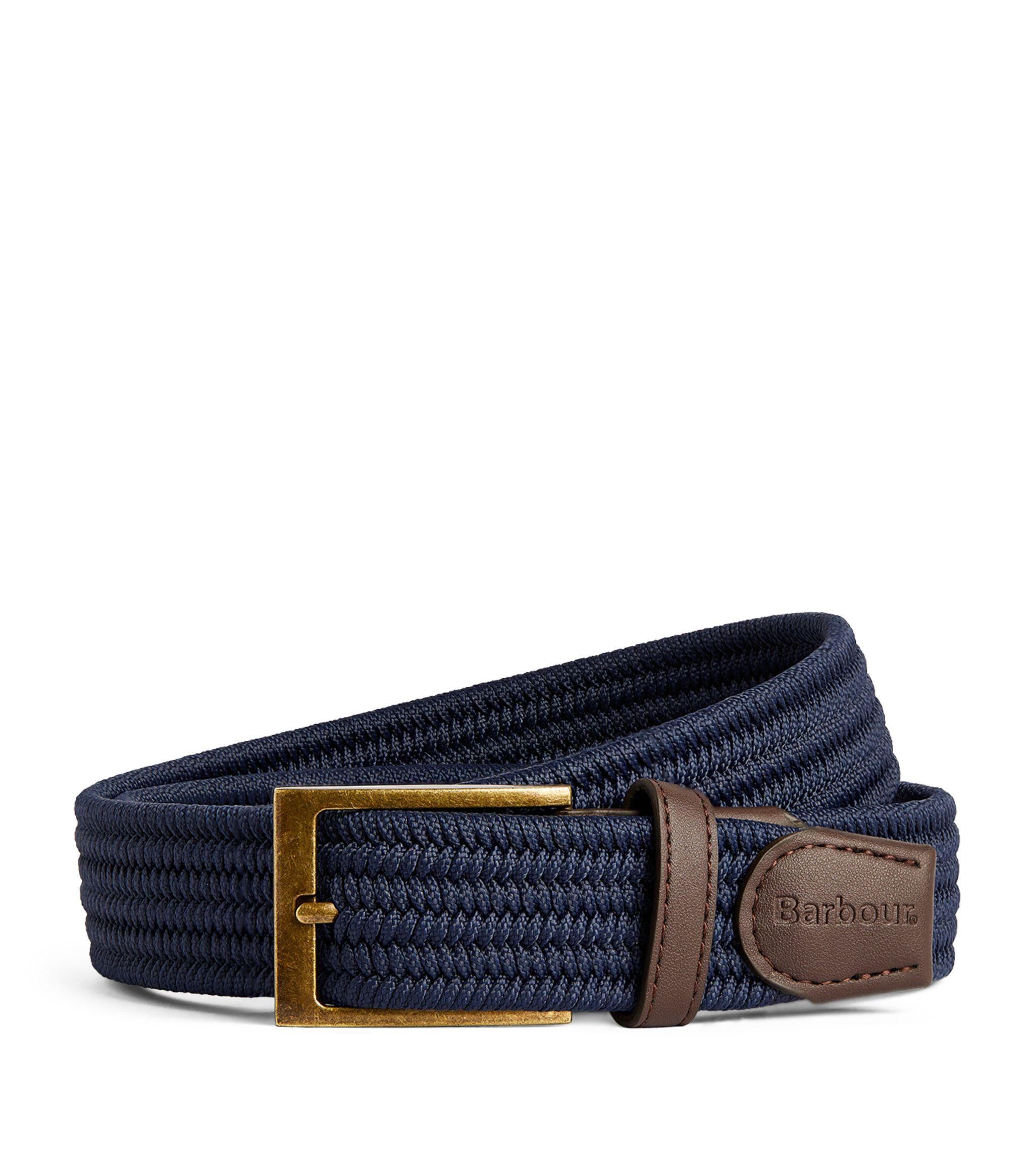 Barbour stretch belt new arrivals
